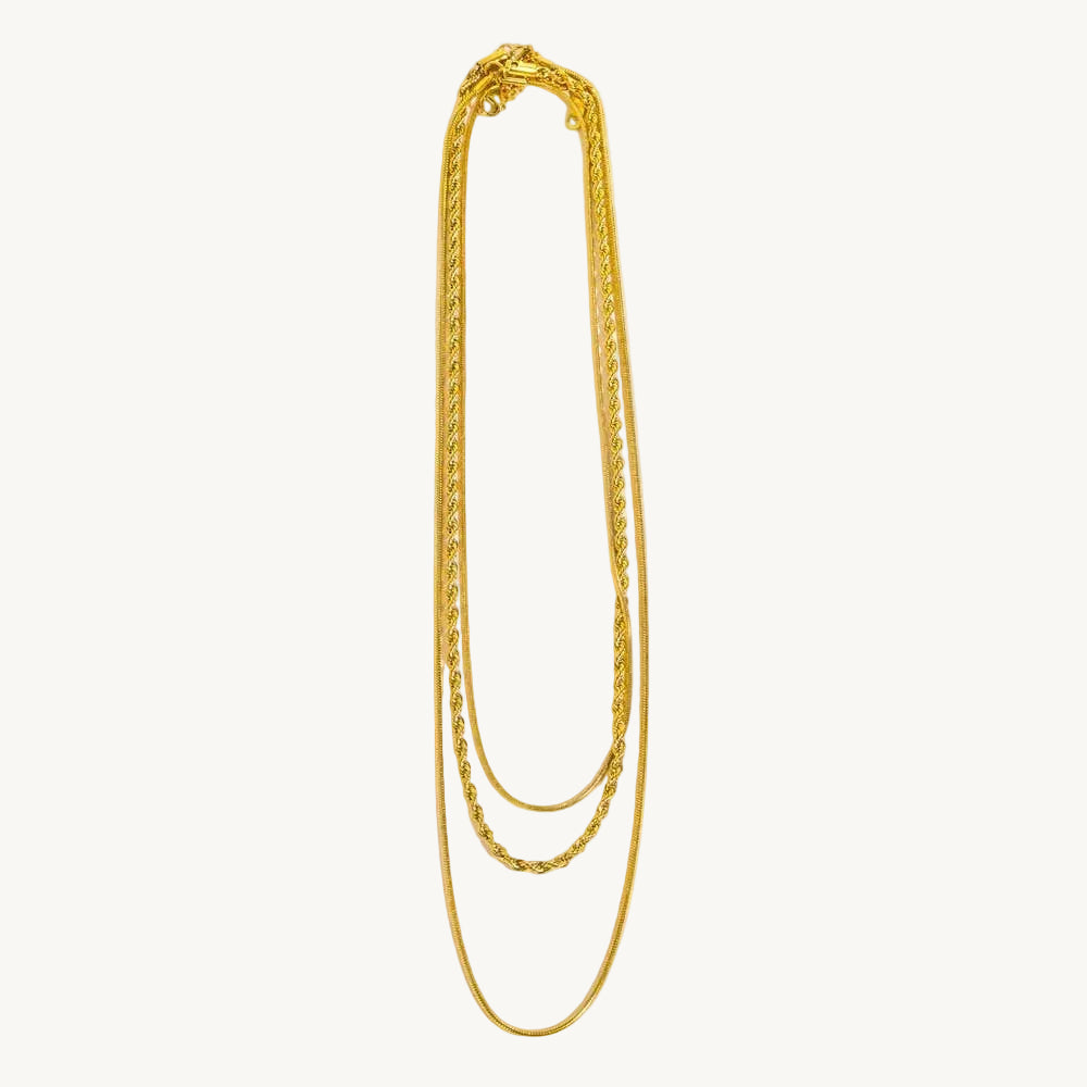 TRI LAYERED NECKLACE