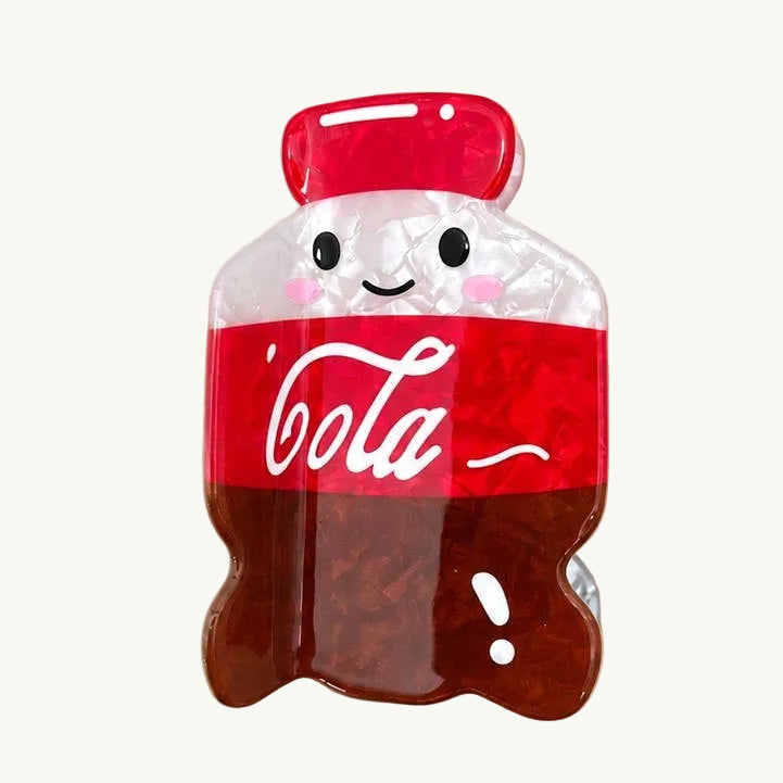 Cute Cola Hair Claw Clip