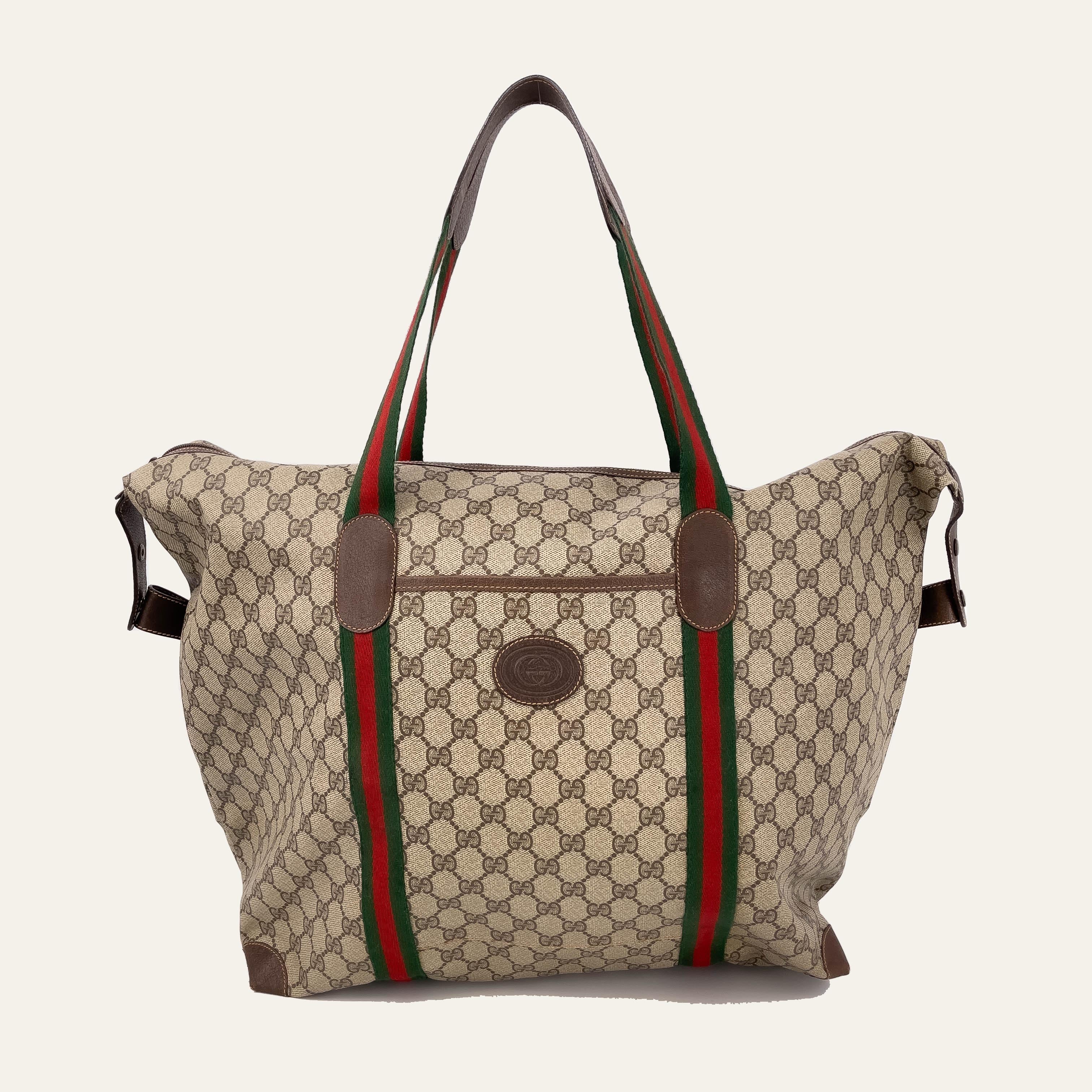 GG Web Extra Large Travel Bag