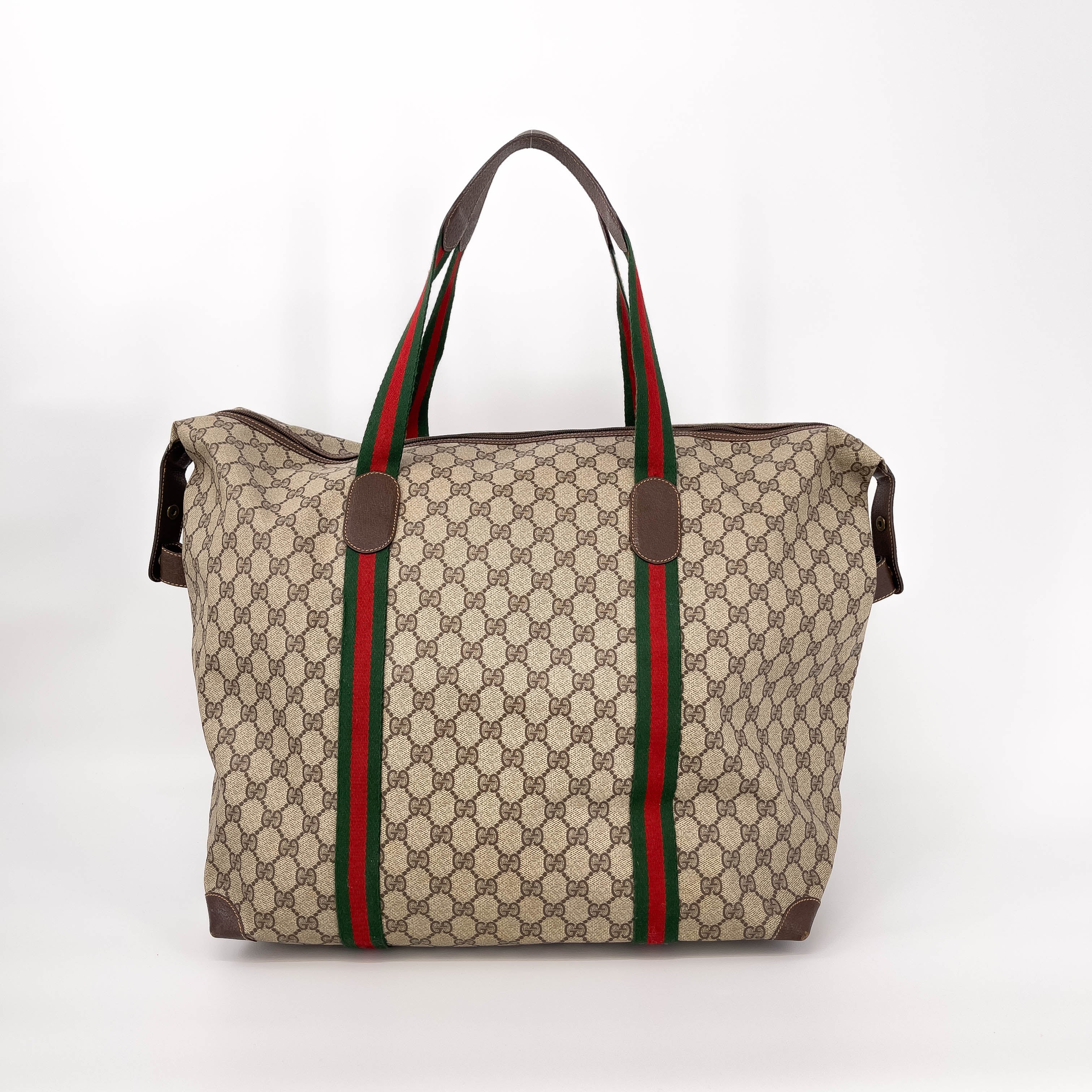 GG Web Extra Large Travel Bag