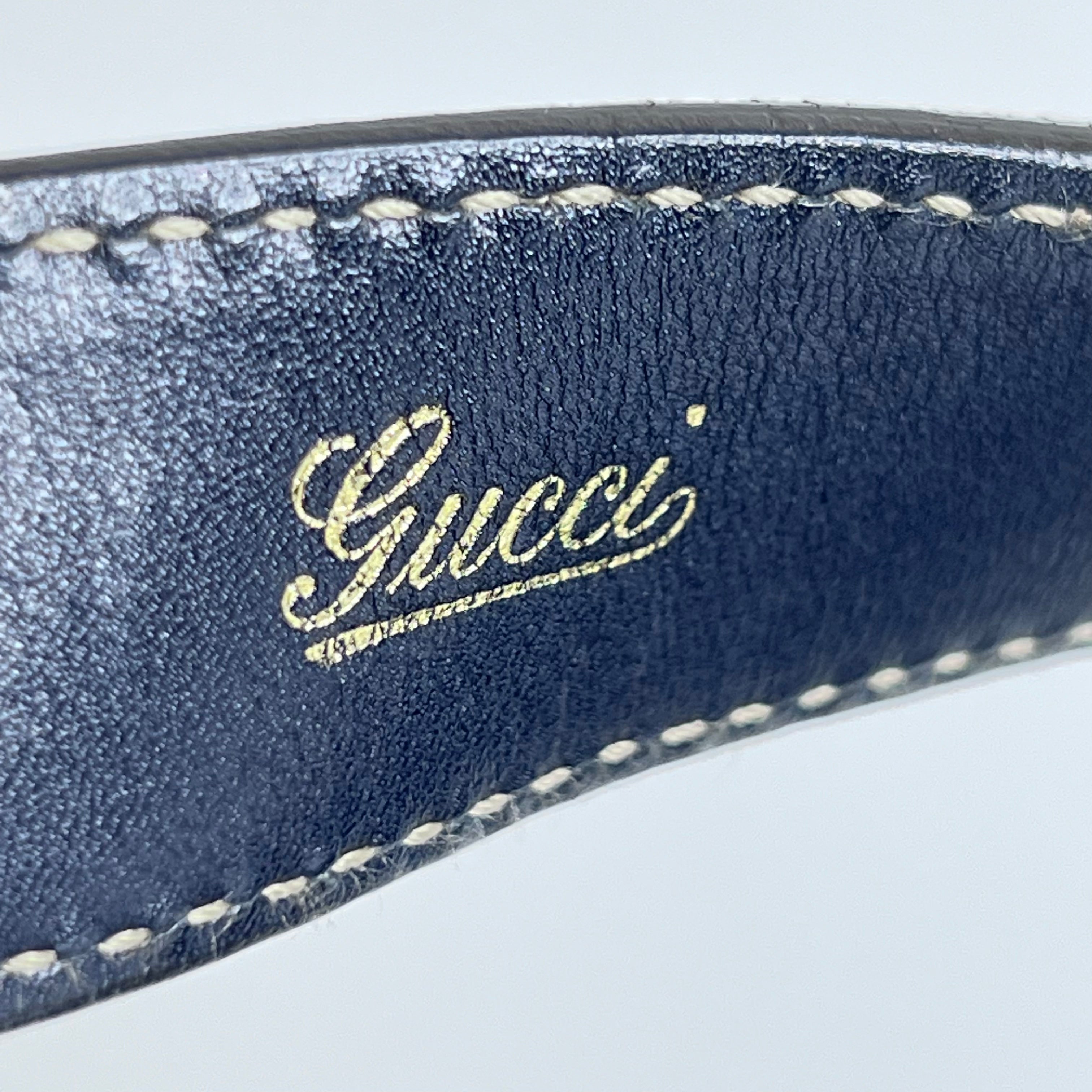 Navy Leather Jackie