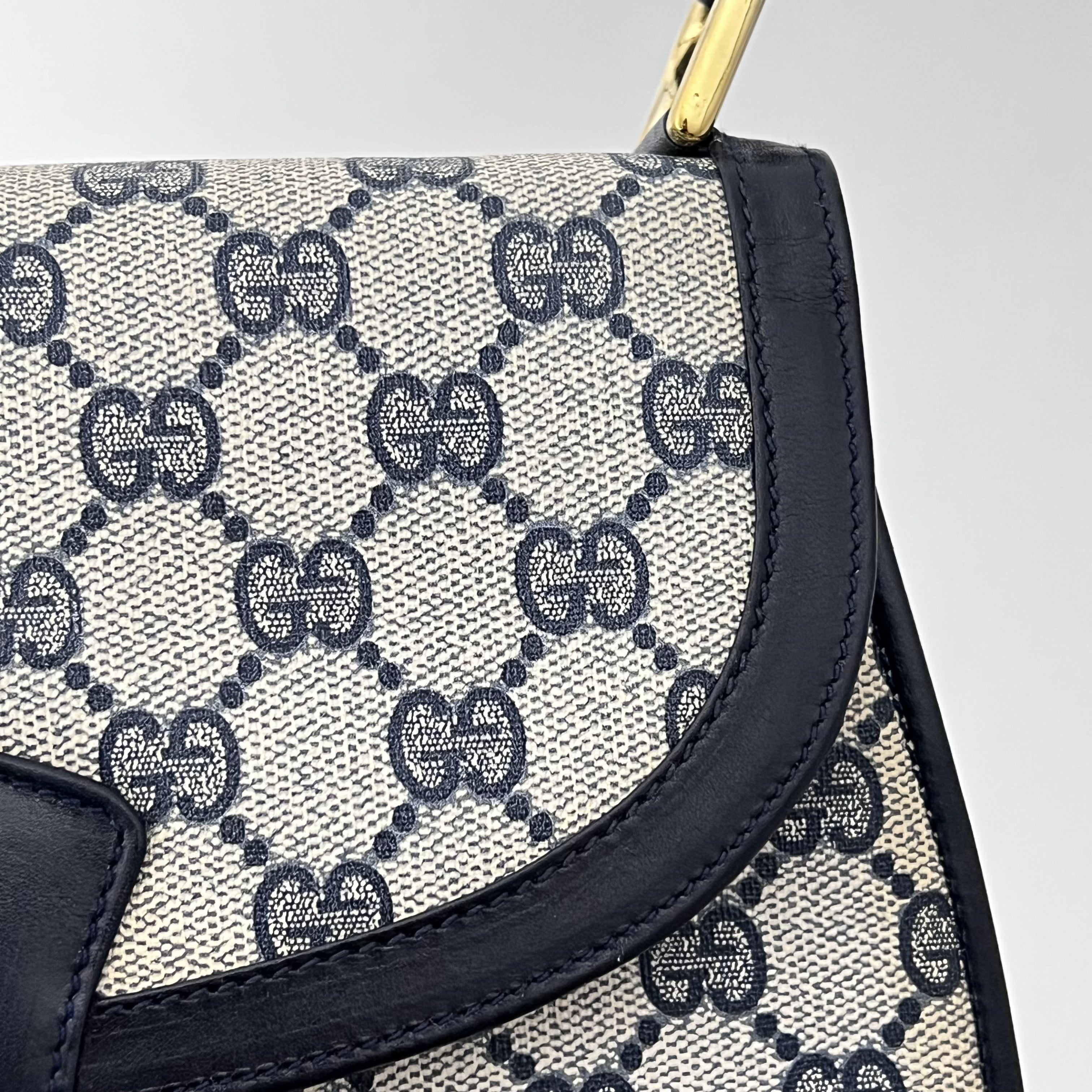 Vintage GG Web Twist Lock Shoulder Bag