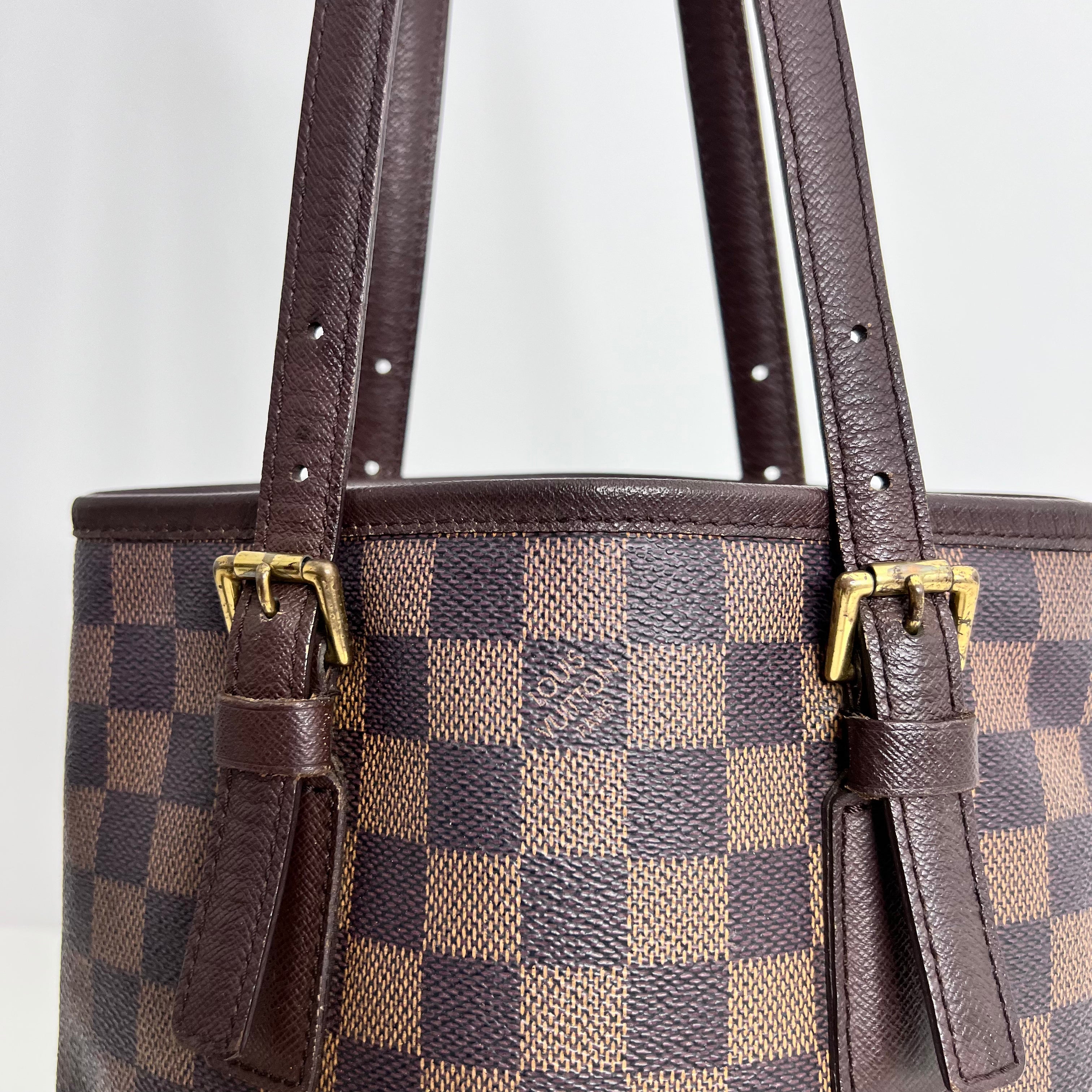 Damier Ebene Marais Bucket Bag