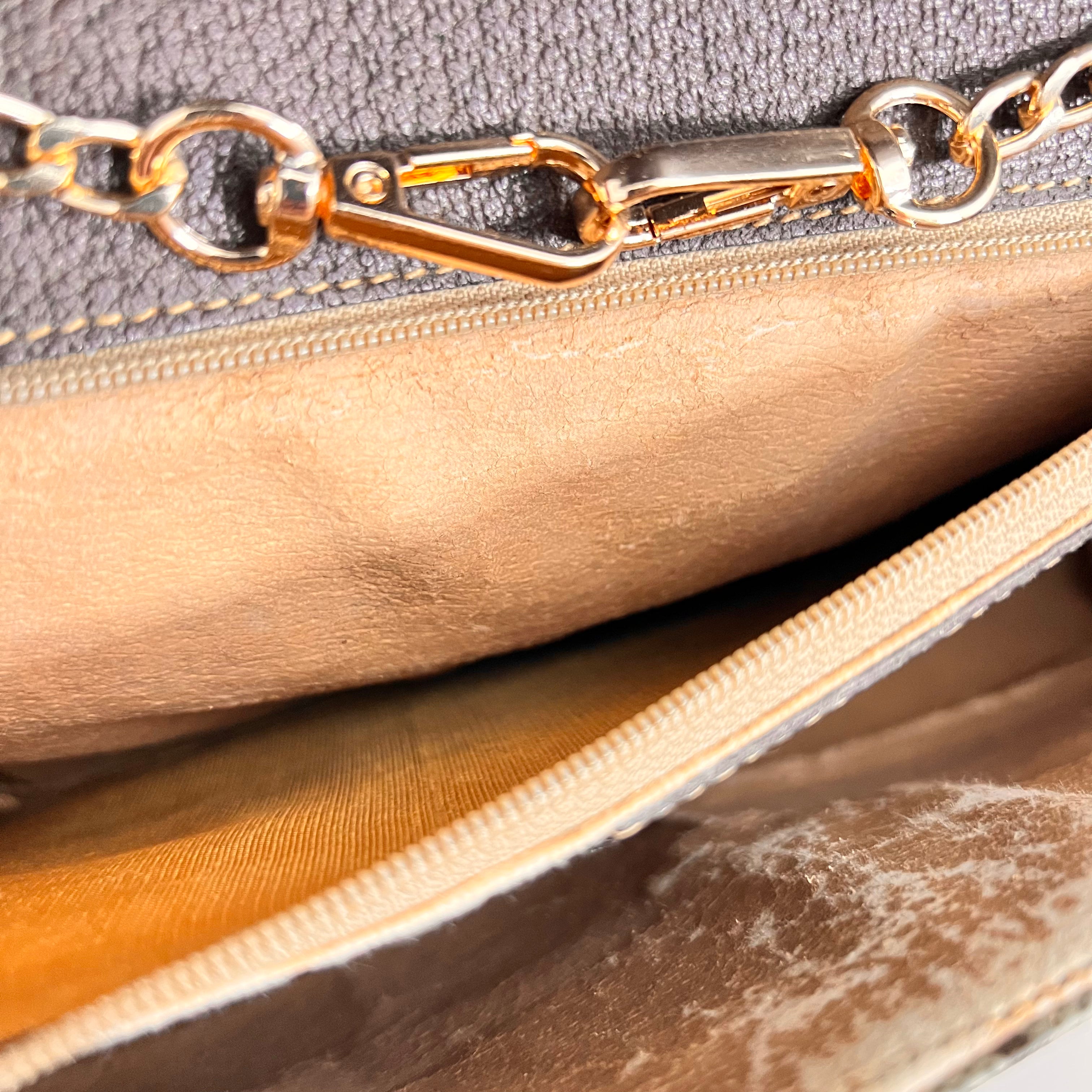 GG Supreme Clutch w/ Gold Chain
