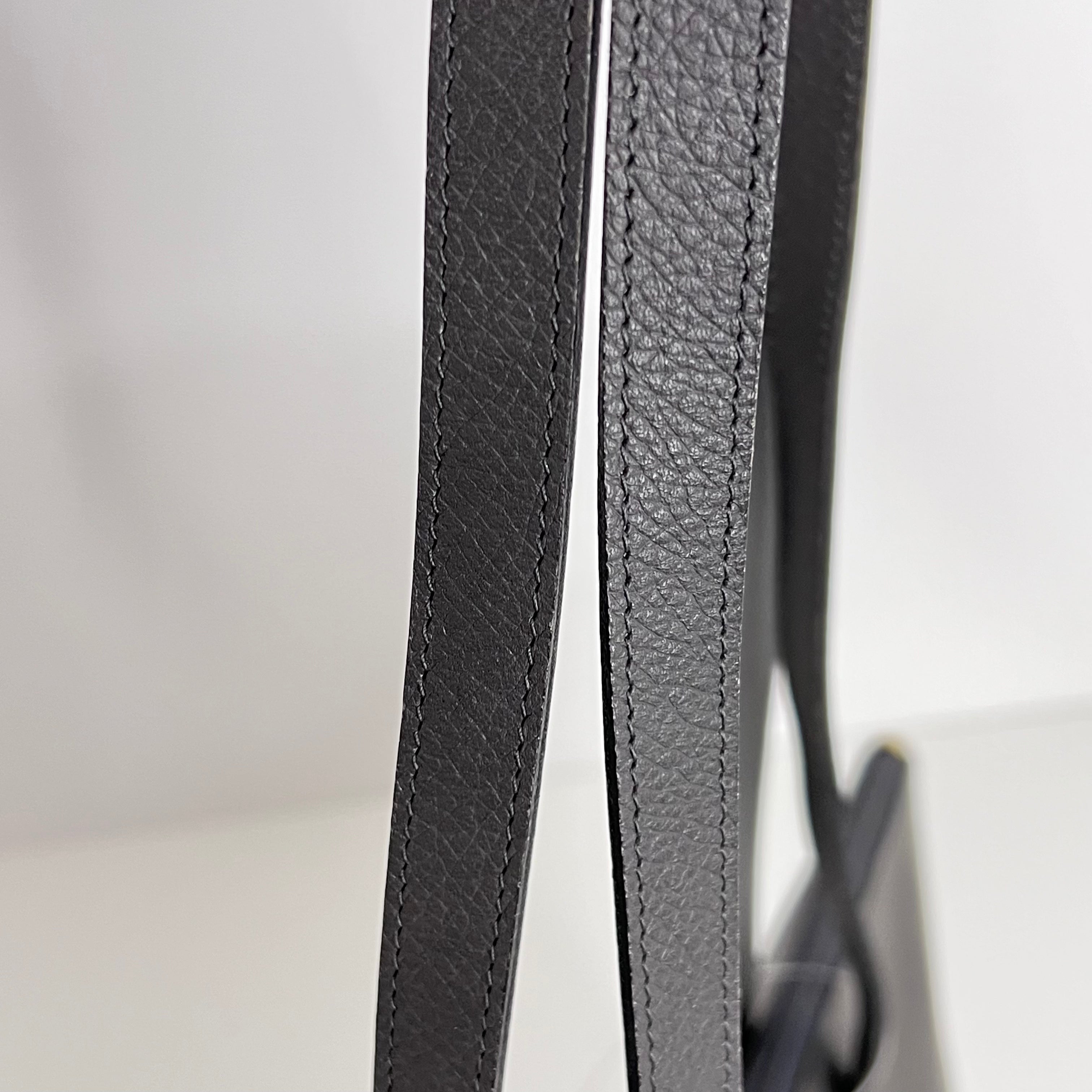 Grey Leather Tote