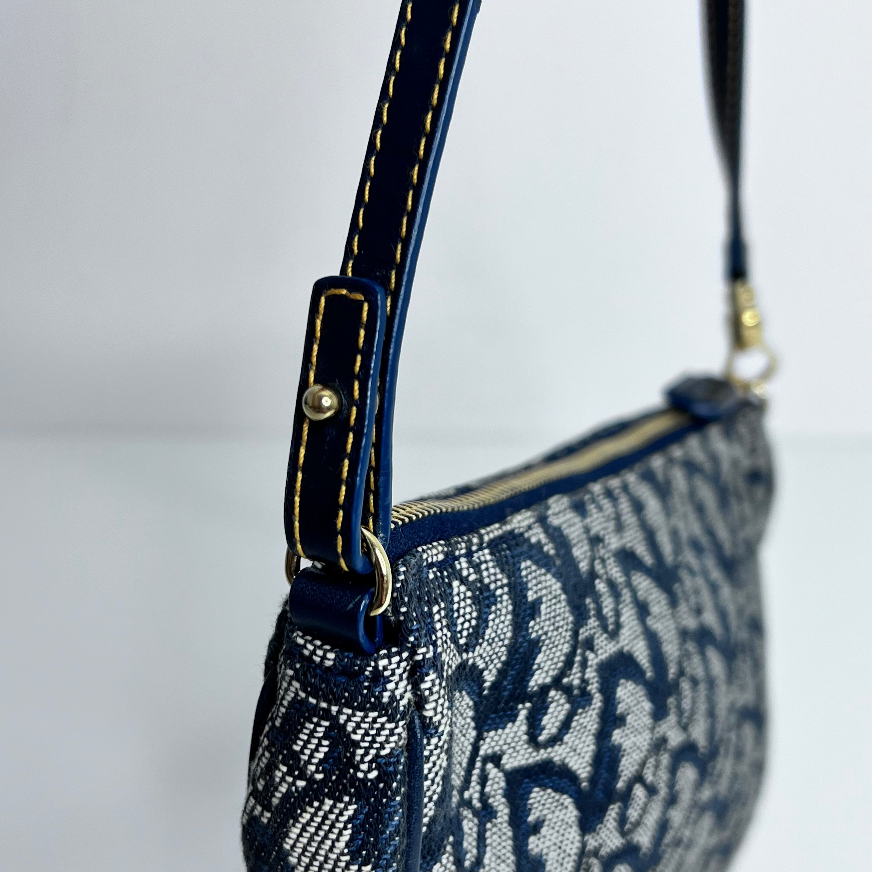 Vintage Mini Diorissimo Saddle Pochette
