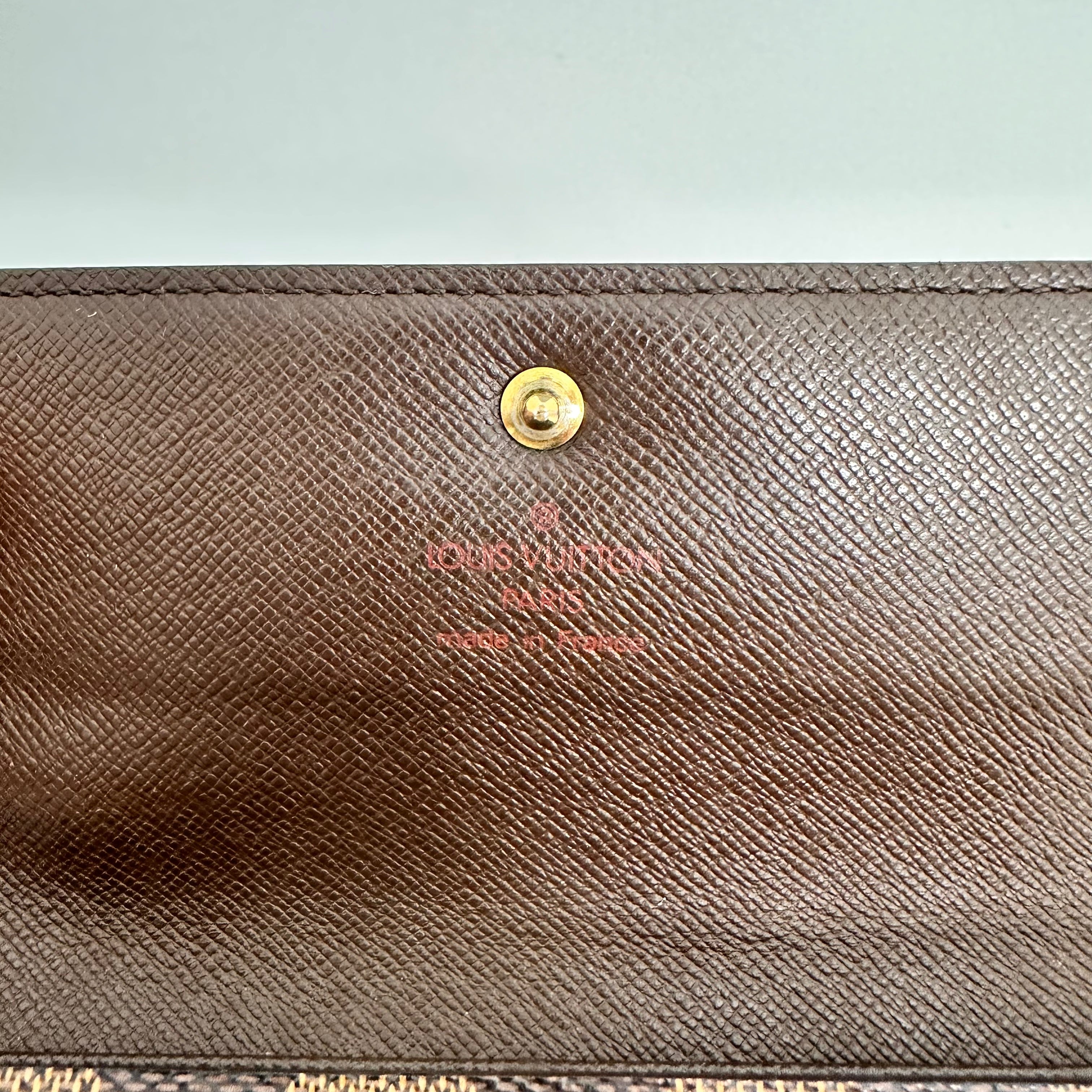 Damier Ebene Travel Wallet