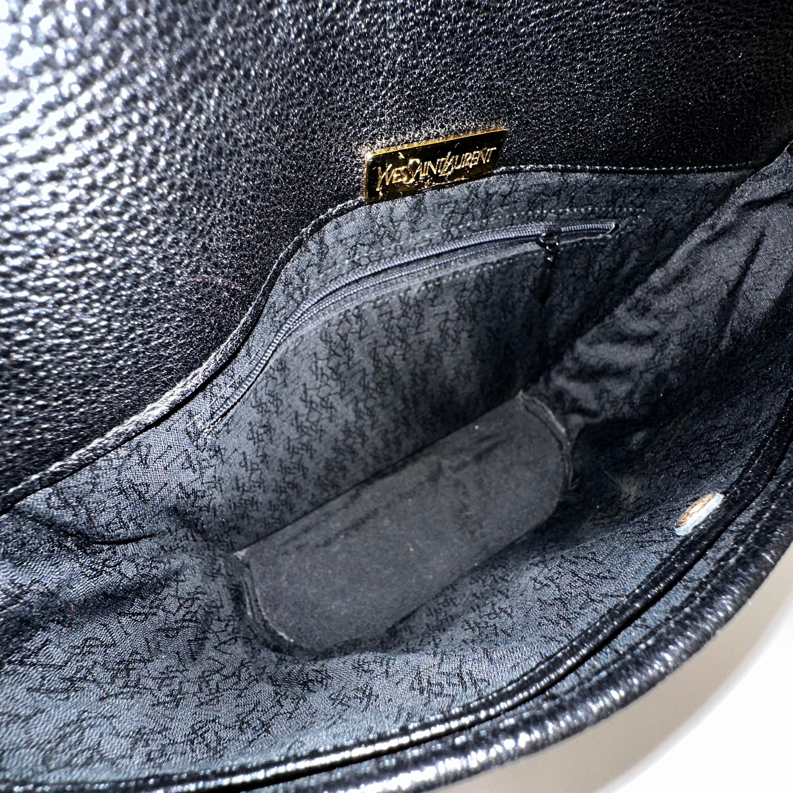 Black YSL Crossbody