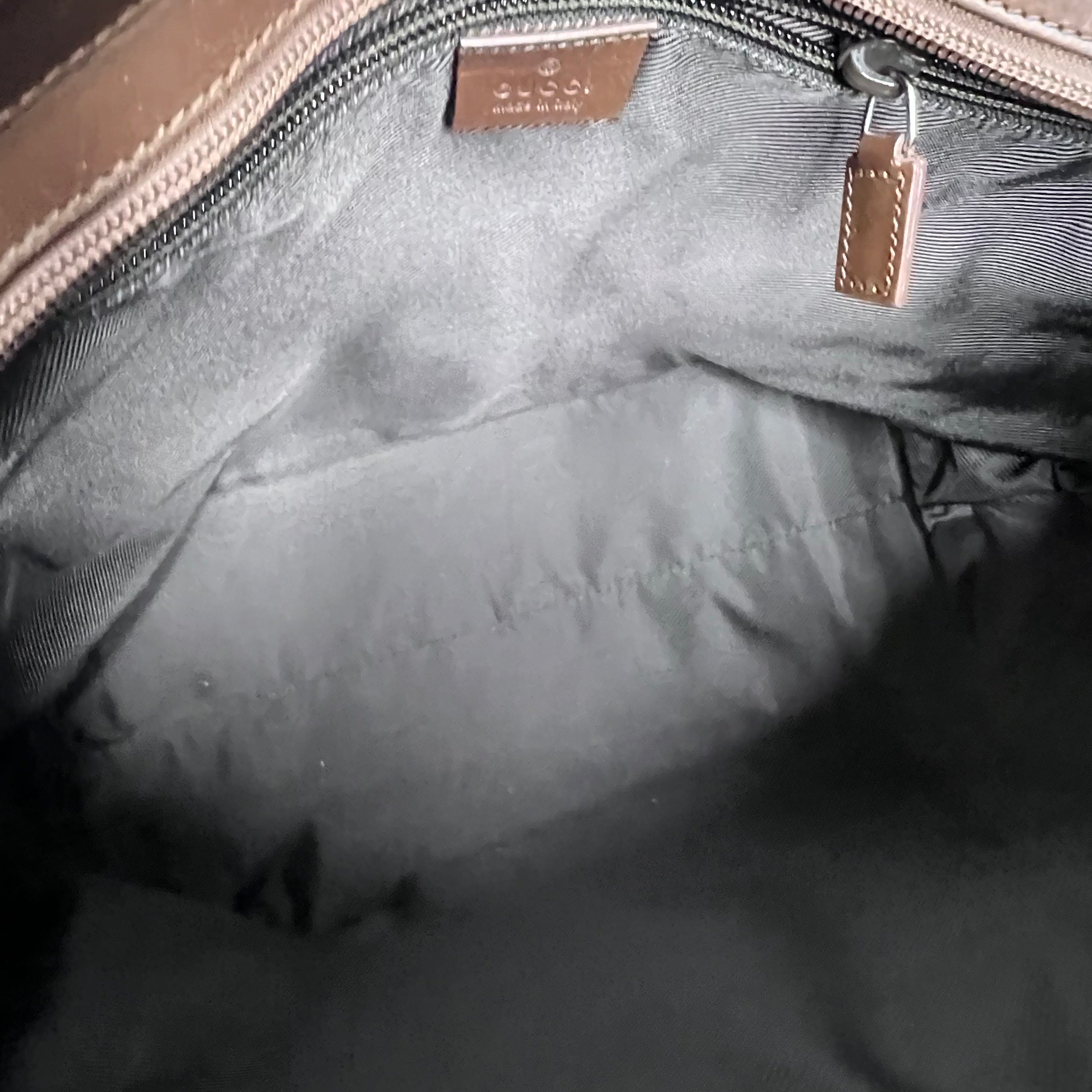 GG Web Canvas Tote