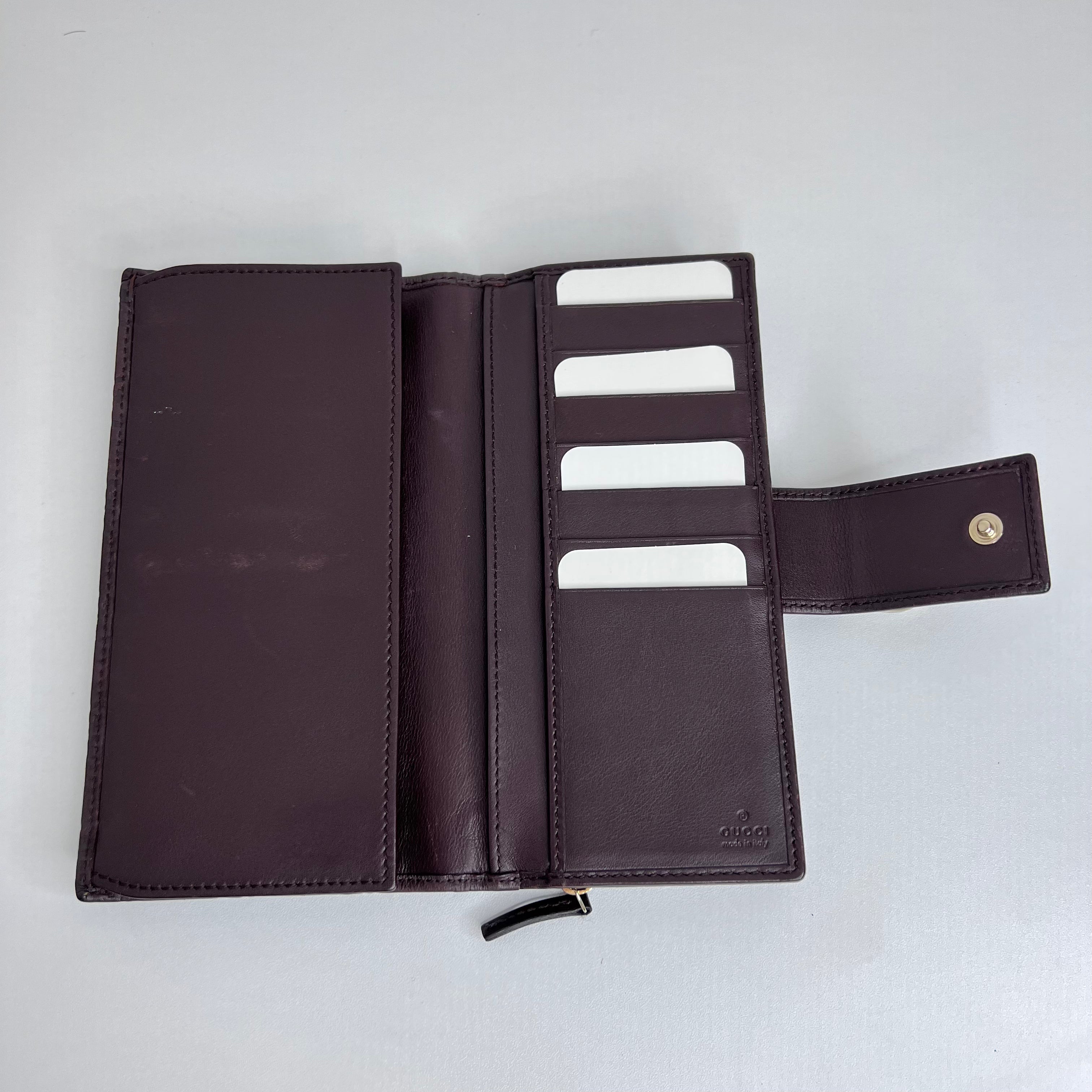 Brown GG Guccisima Wallet