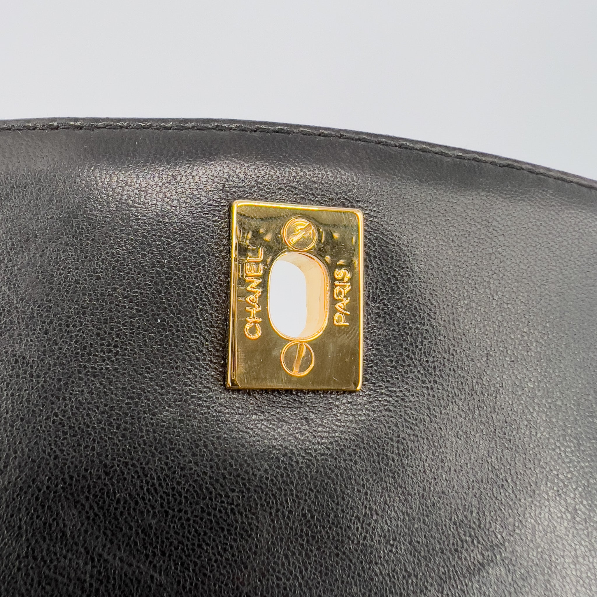 Vintage Black Lambskin Camera Bag