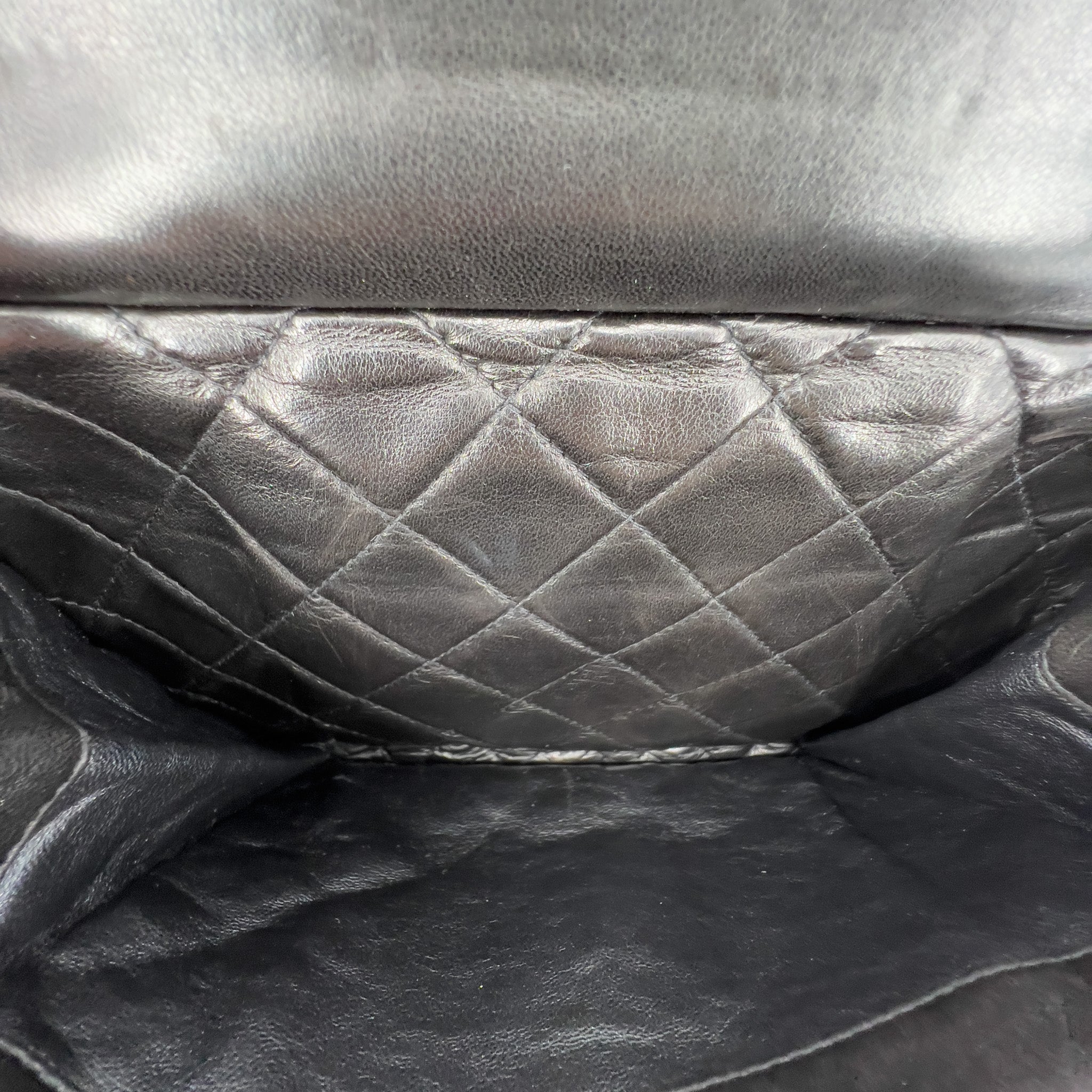 Vintage Black Lambskin Camera Bag