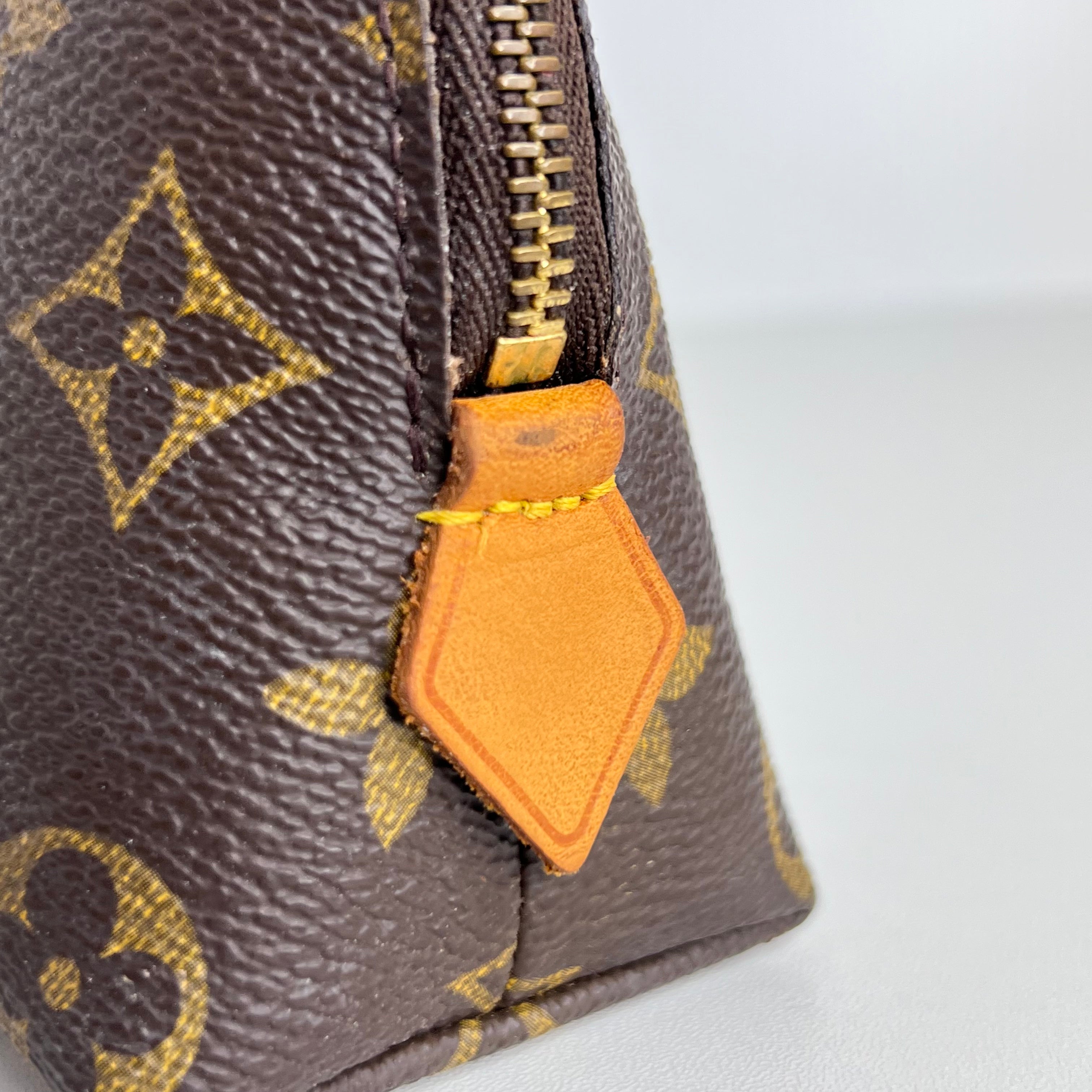 Monogram Canvas Cosmetic Pouch
