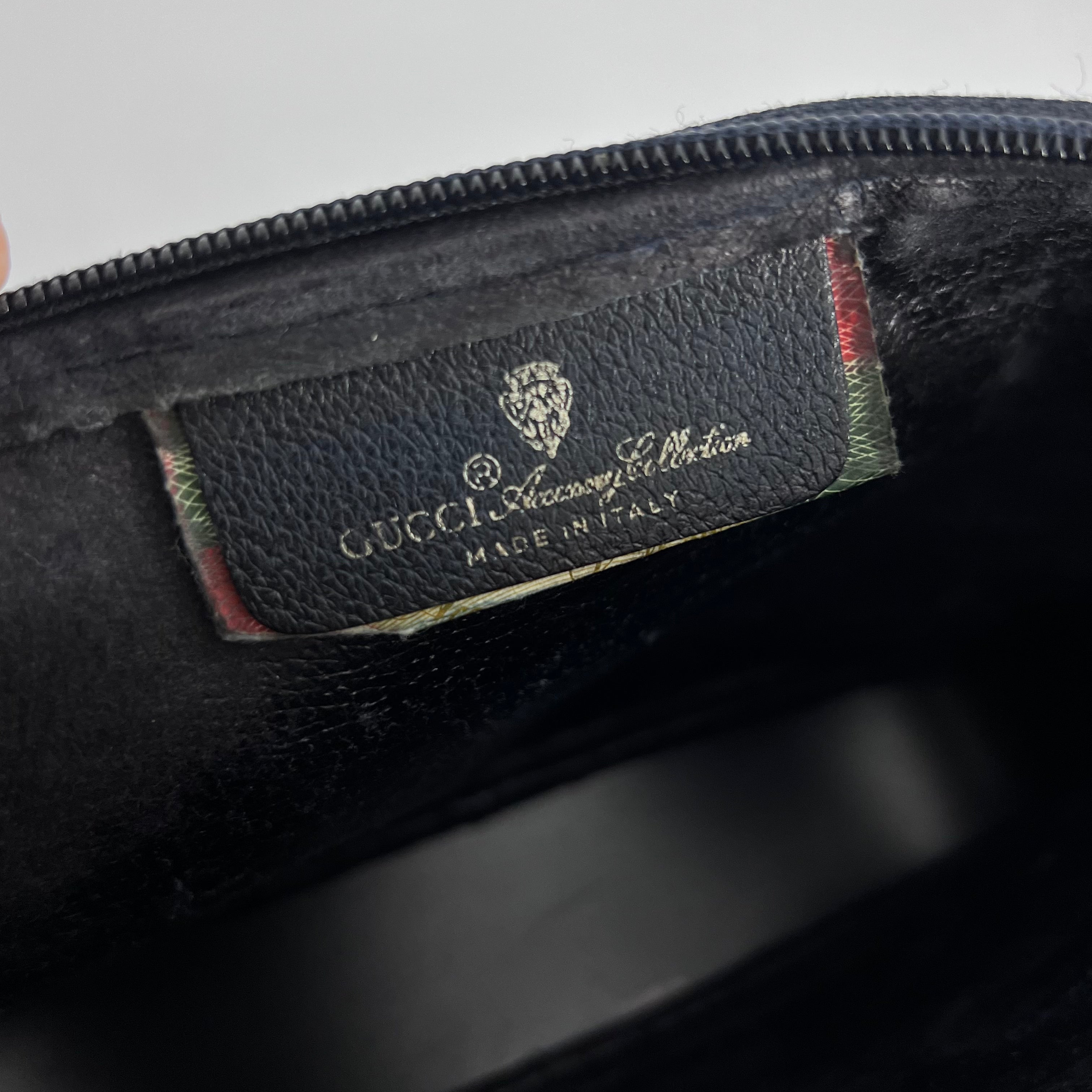 Navy GG Supreme Crossbody
