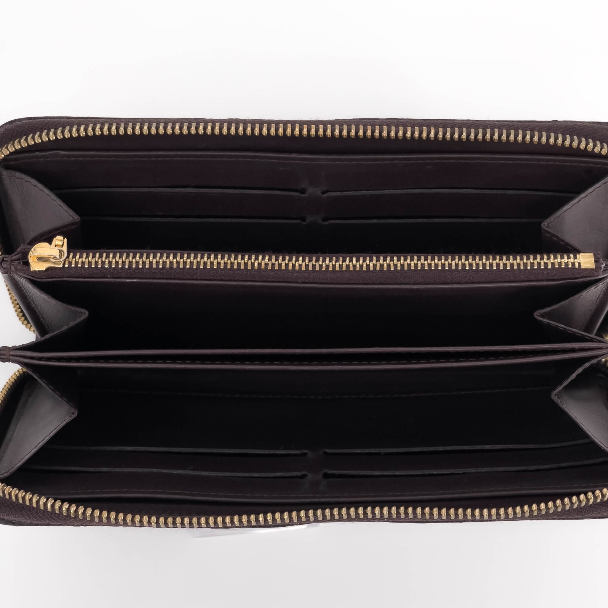 Vernis Patent Calf Leather Zippy Wallet