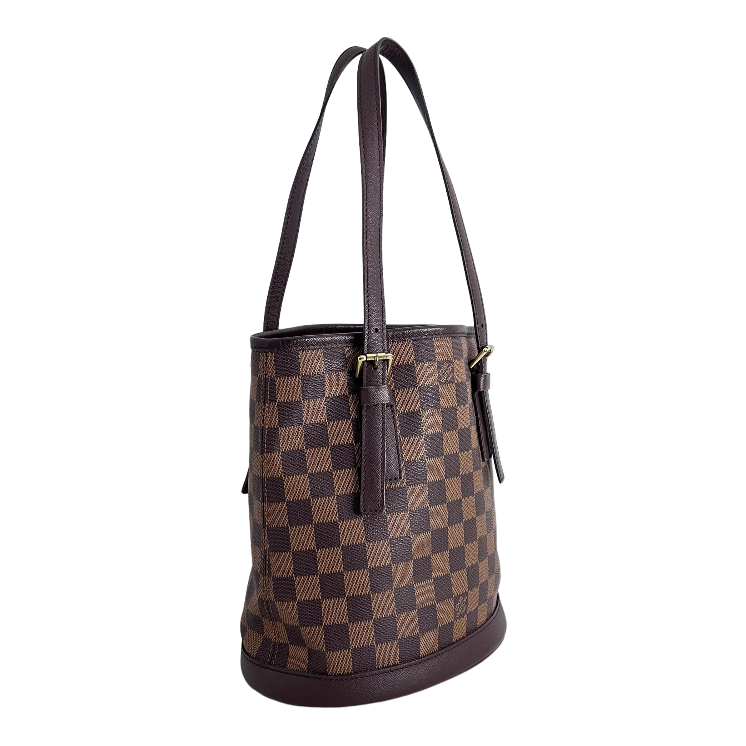 Damier Ebene Marais Petit Bucket Bag
