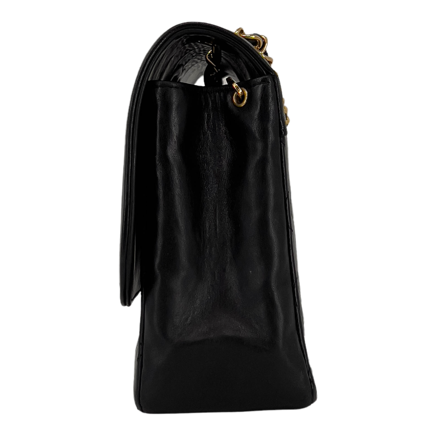 Vintage Medium Half-Flap Quilted Lambskin Bag