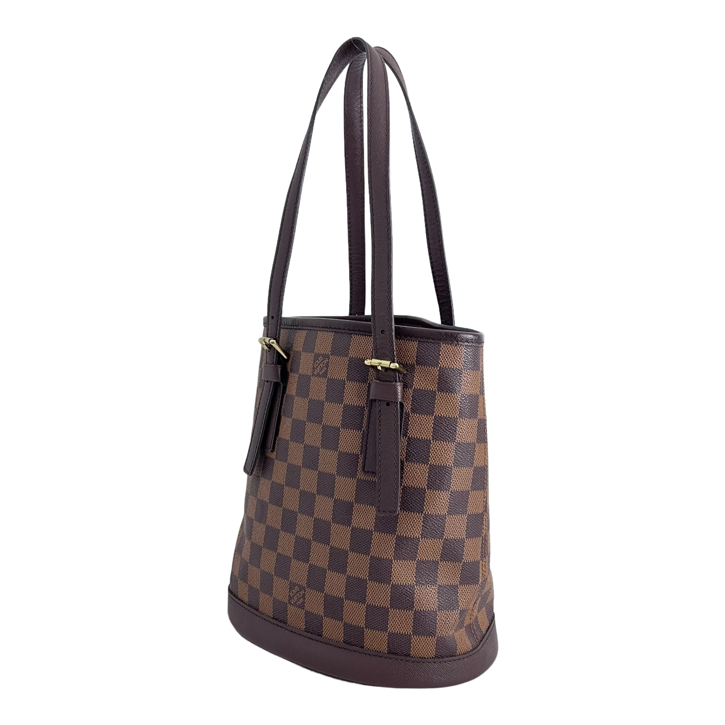 Damier Ebene Marais Petit Bucket Bag
