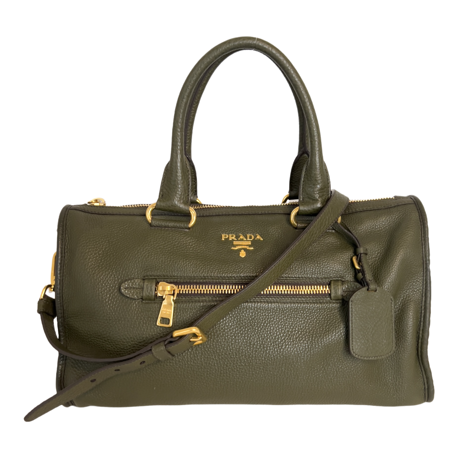 Hunter Green Vitello Daino Bag
