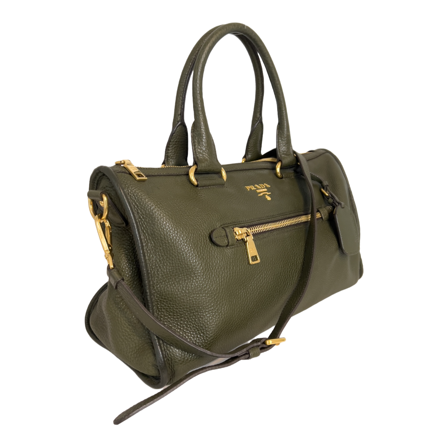 Hunter Green Vitello Daino Bag