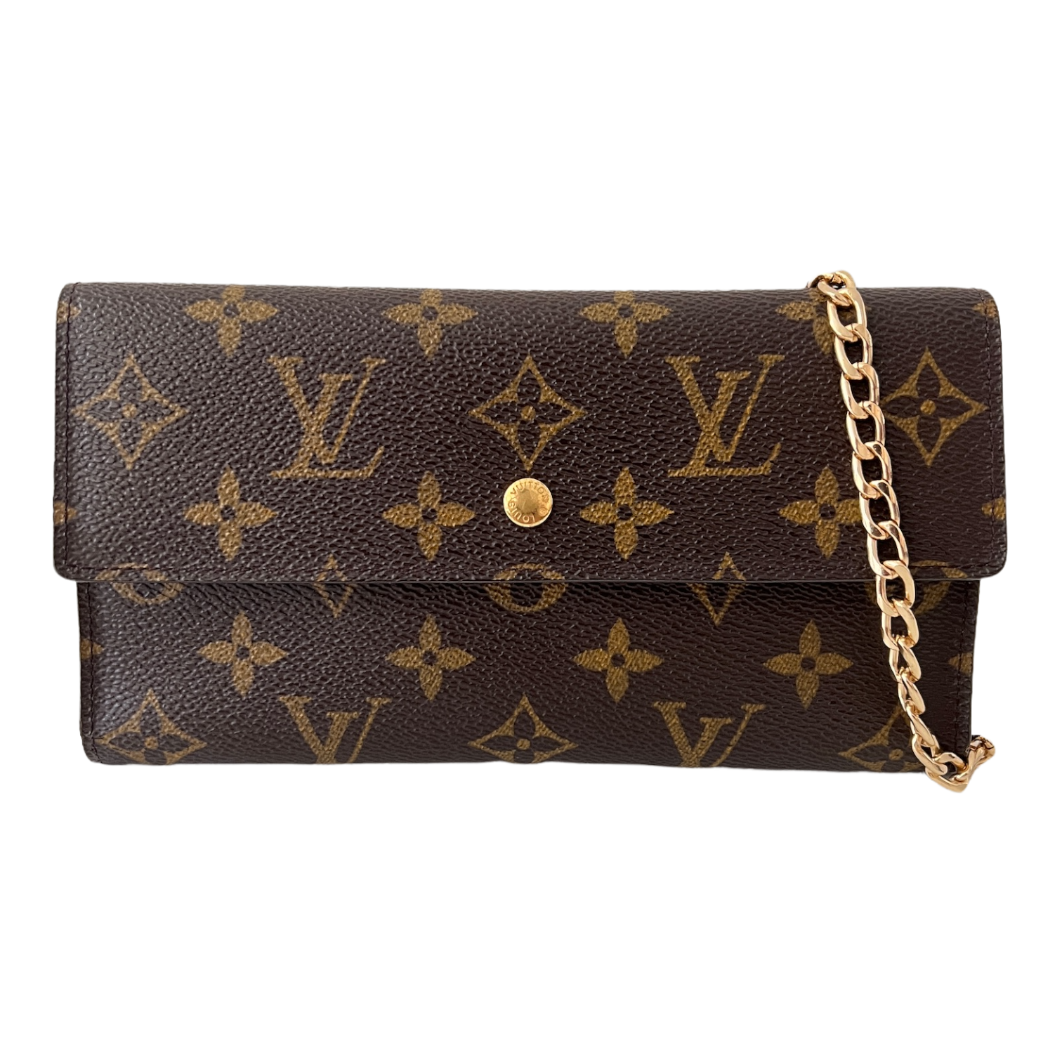 Monogram Chain on Wallet
