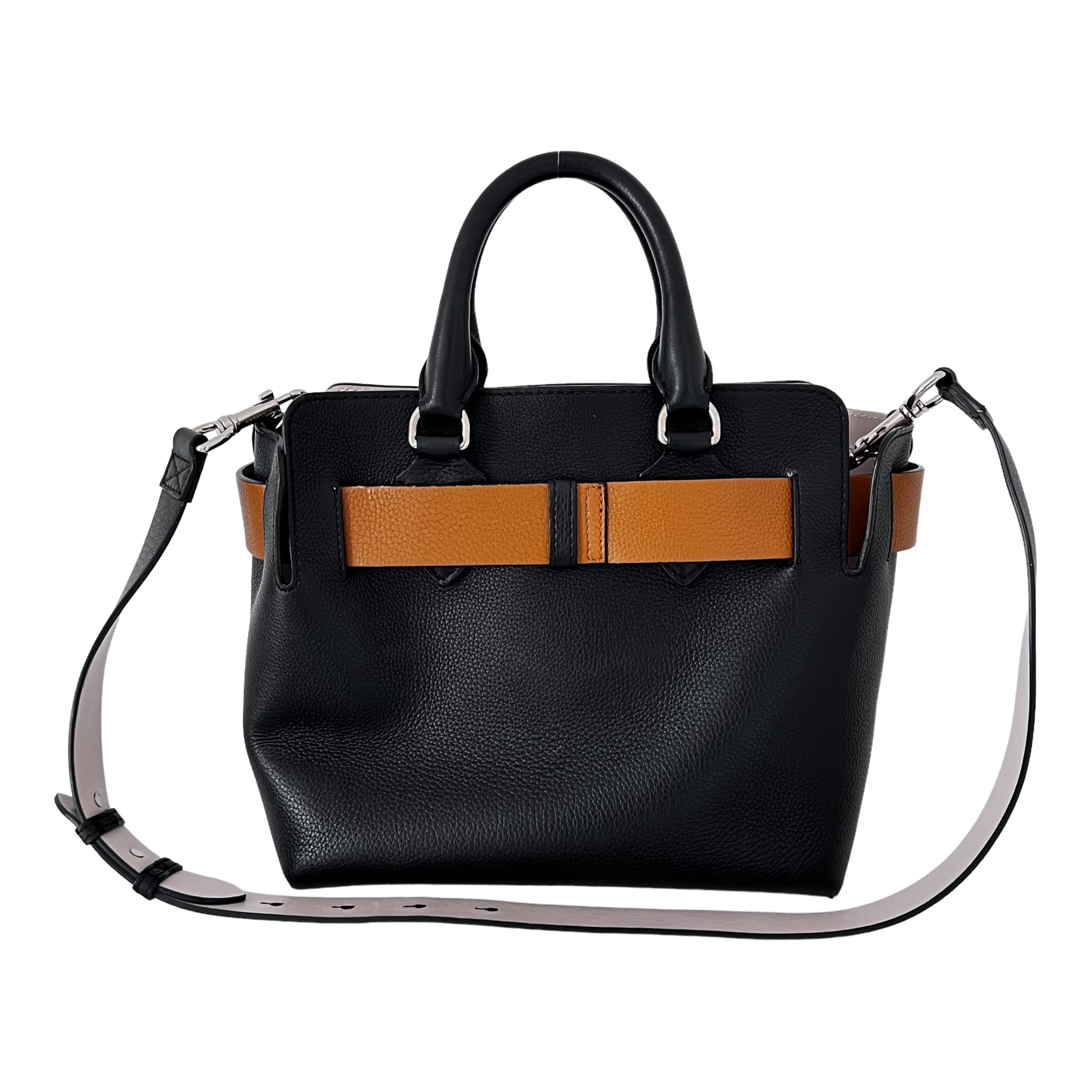 Medium Belt Tote Leather Bag
