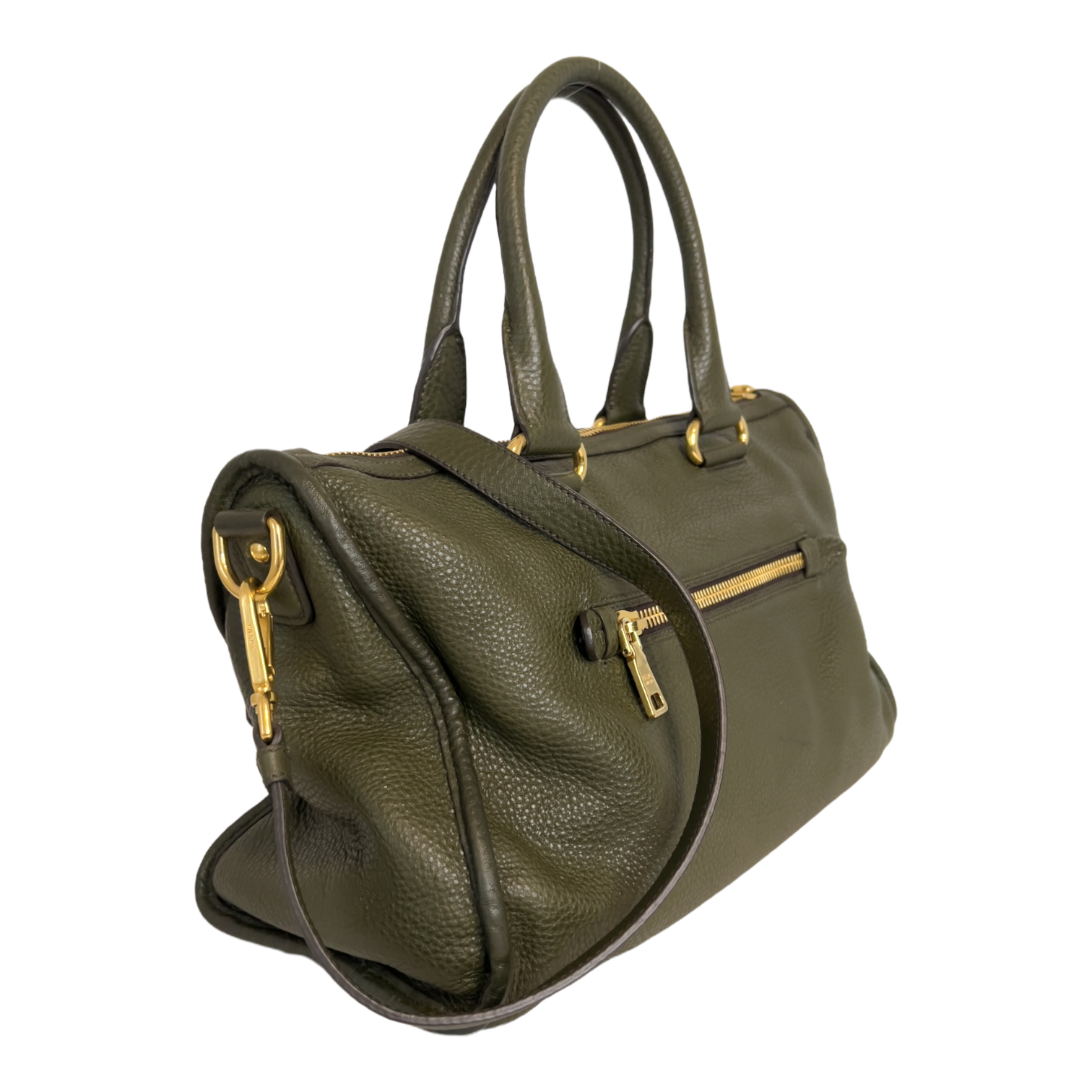Hunter Green Vitello Daino Bag