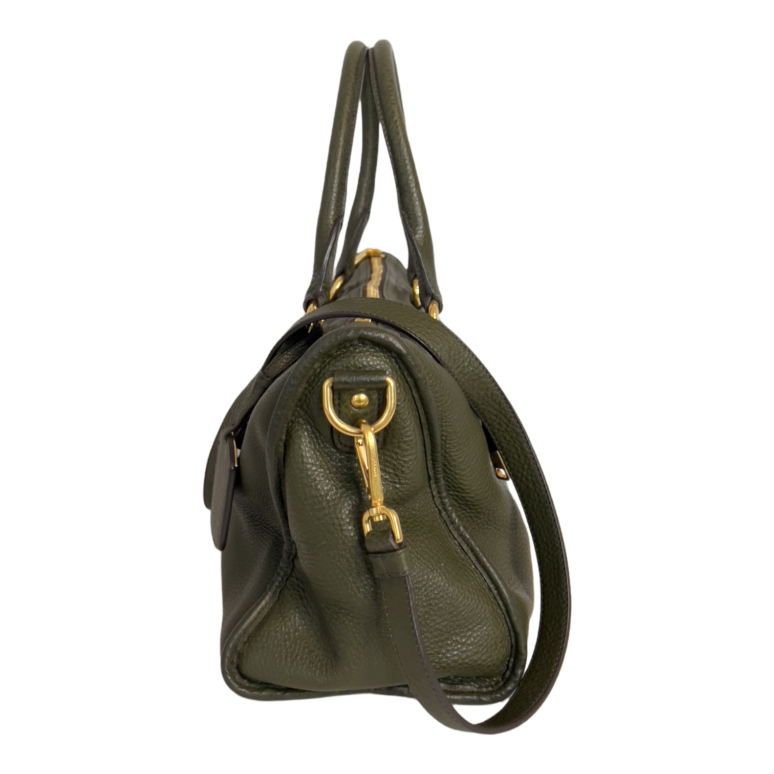 Hunter Green Vitello Daino Bag