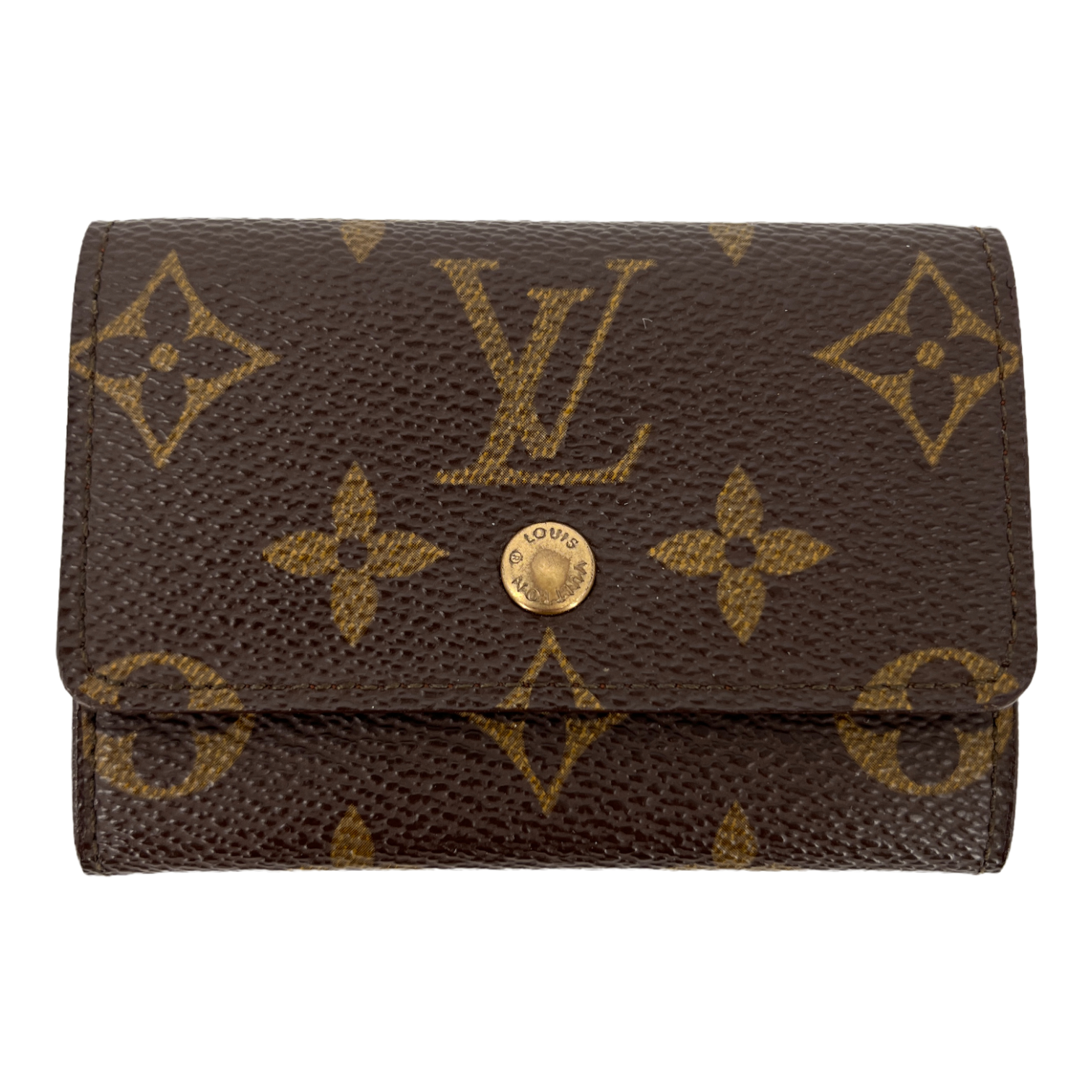 Monogram Card & Coin Holder