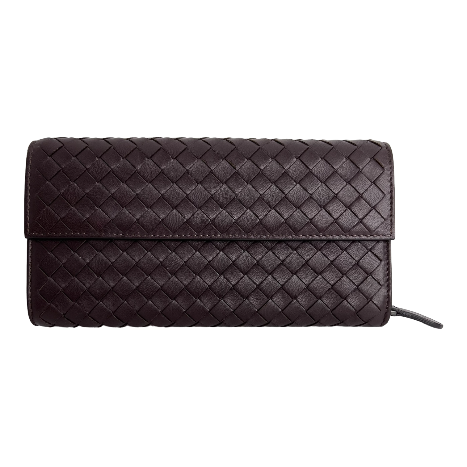 Intrecciato Continental Long Wallet