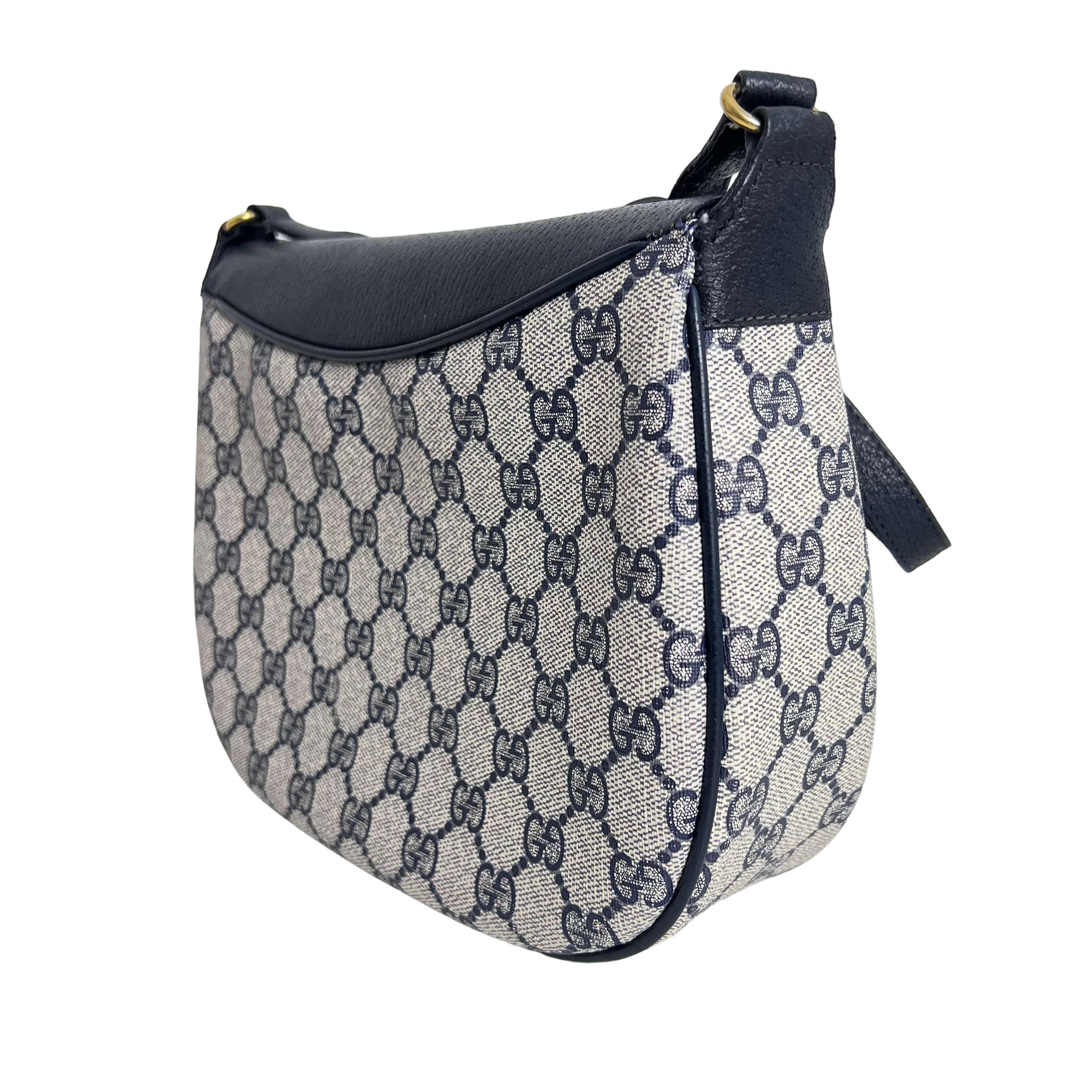 Navy Supreme Fold Snap Crossbody
