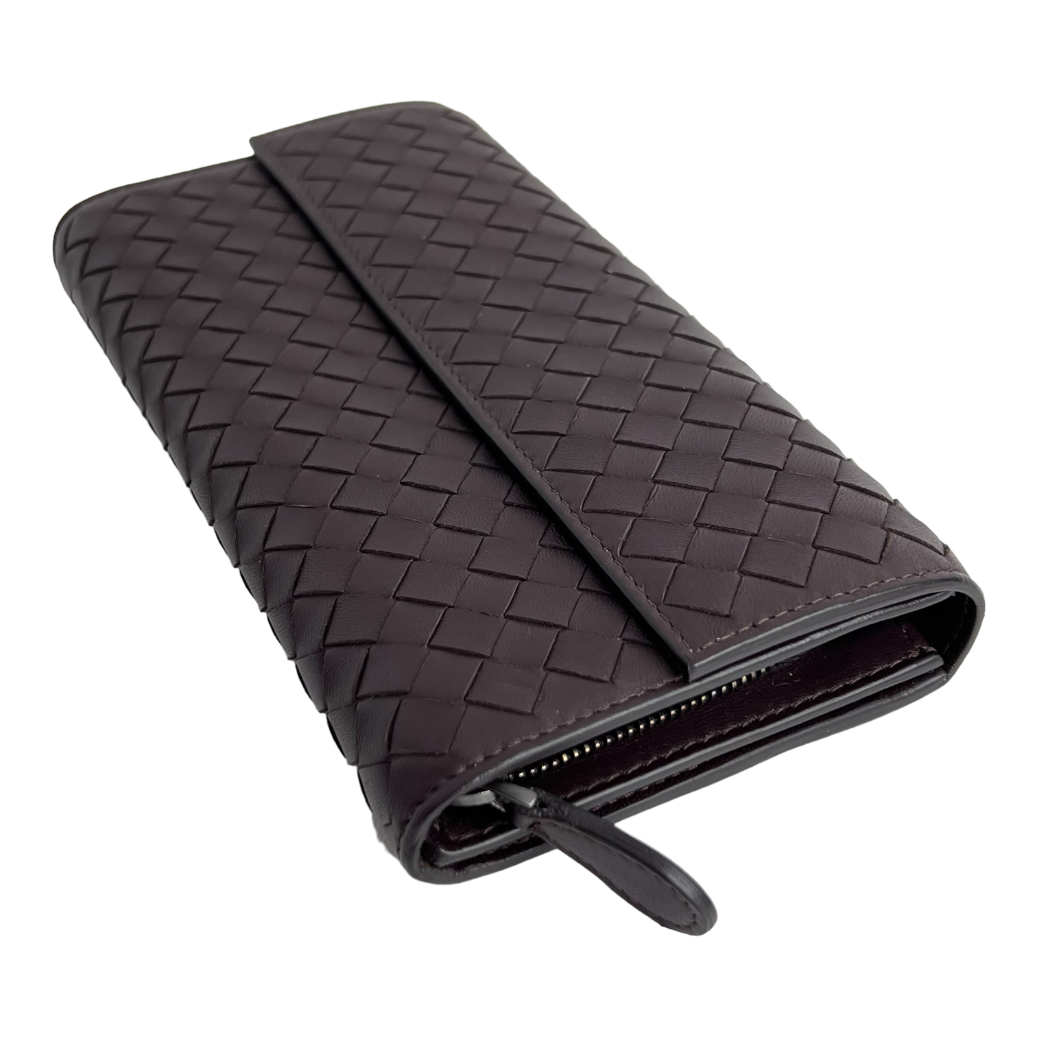 Intrecciato Continental Long Wallet