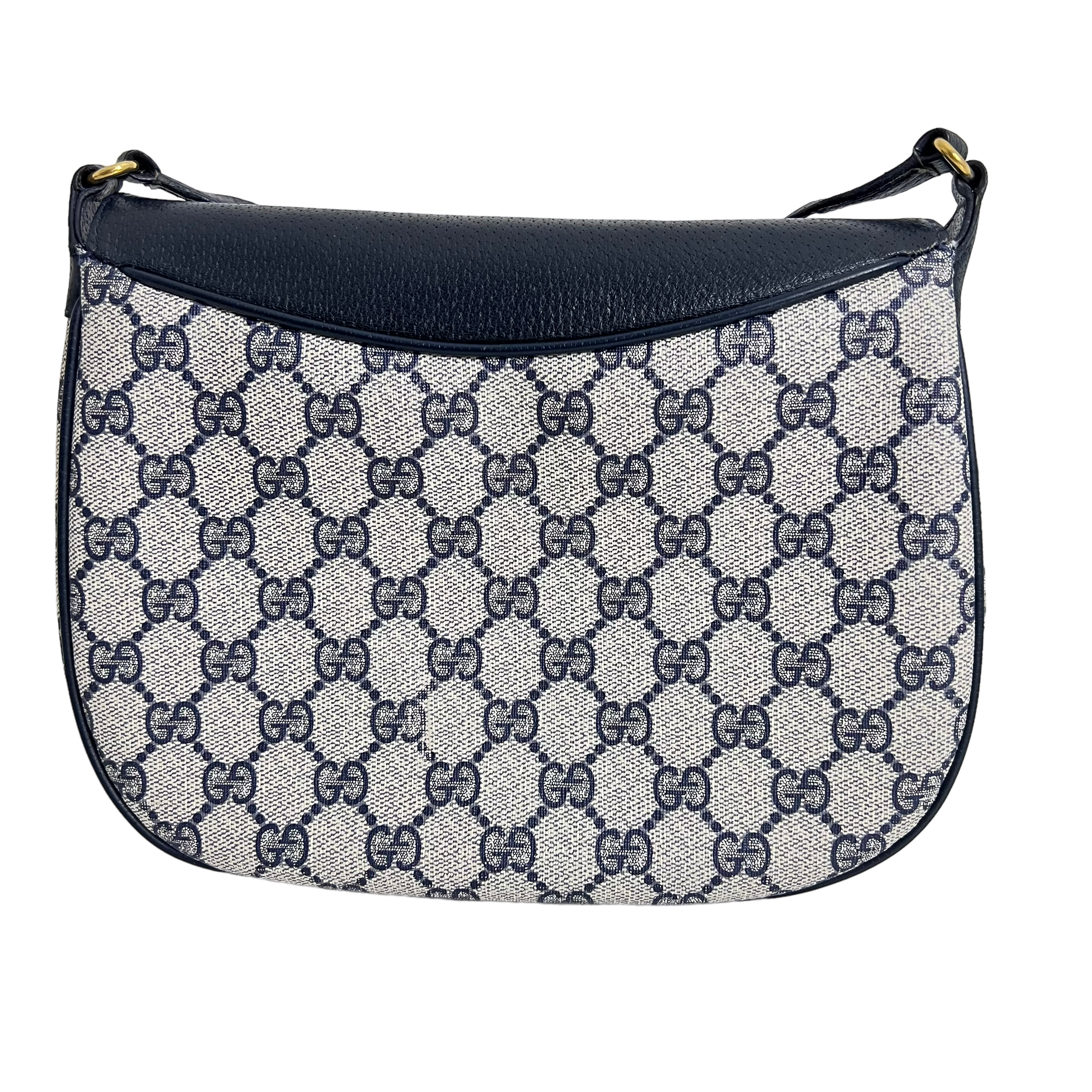 Navy Supreme Fold Snap Crossbody
