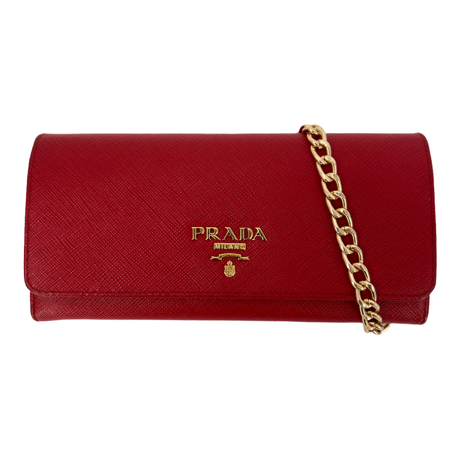 Red Saffiano Wallet