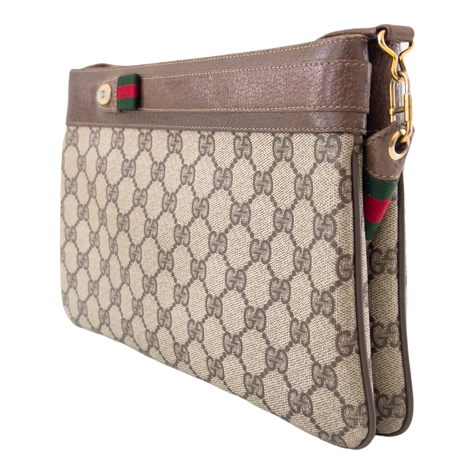 GG Supreme Web Crossbody Bag