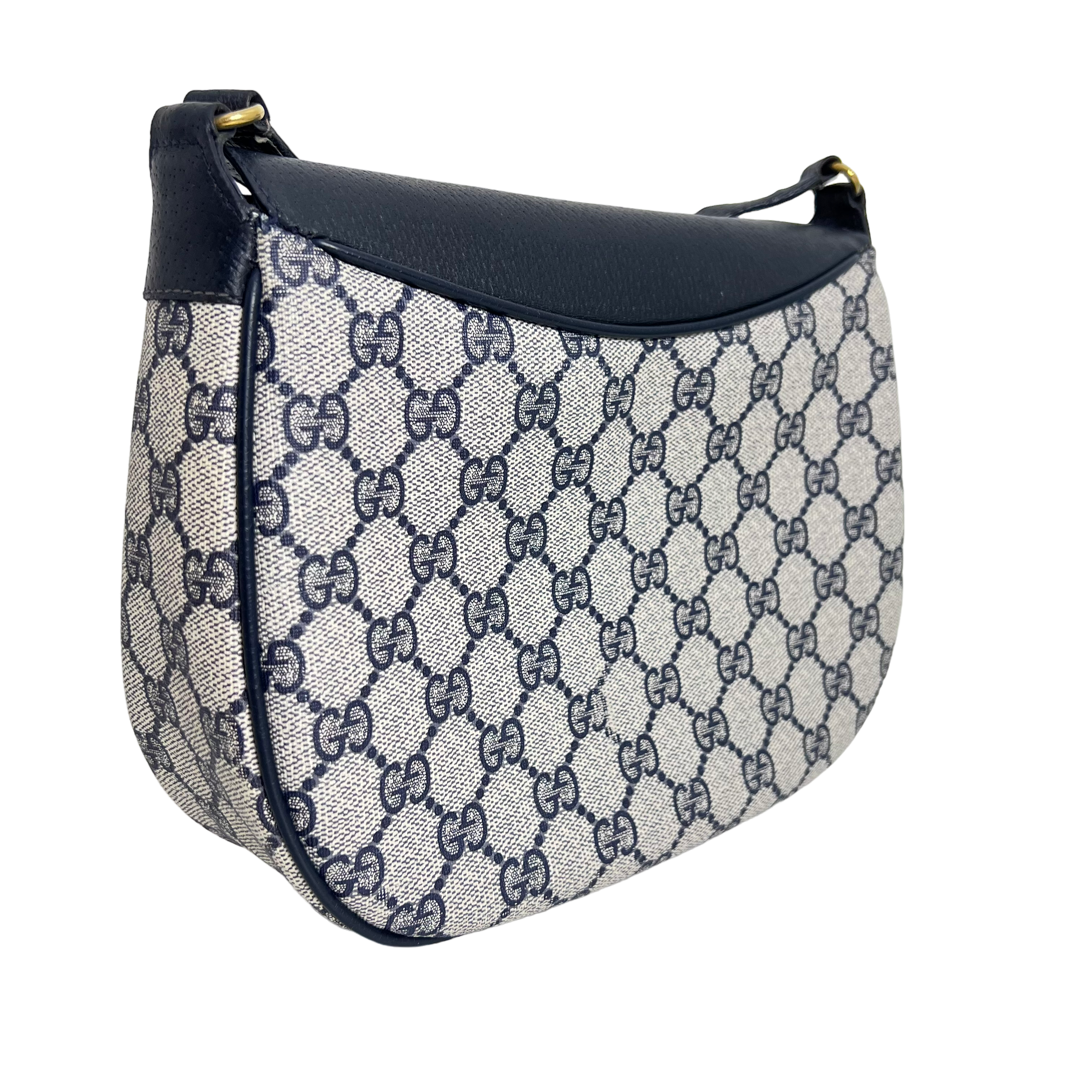 Navy Supreme Fold Snap Crossbody