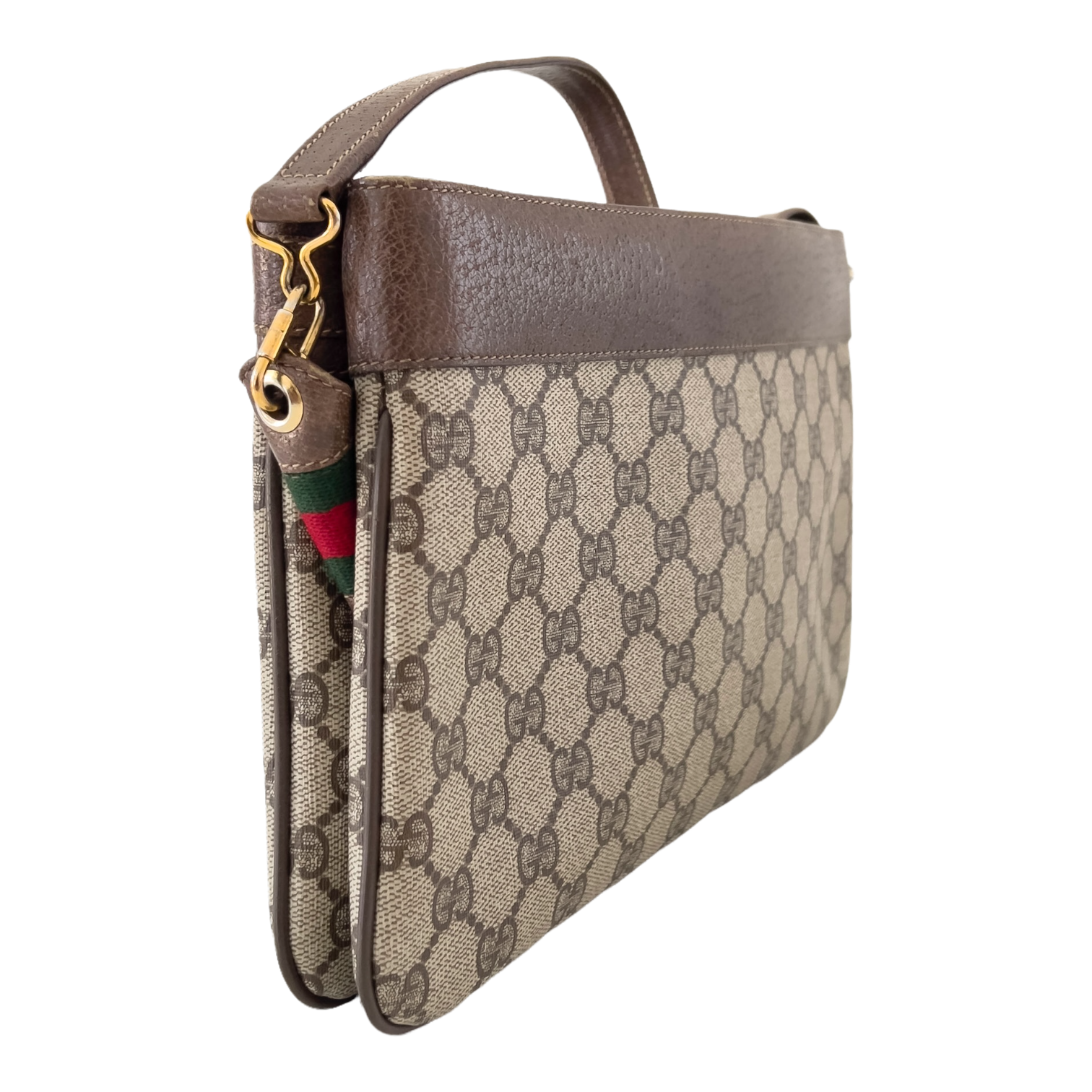GG Supreme Web Crossbody Bag