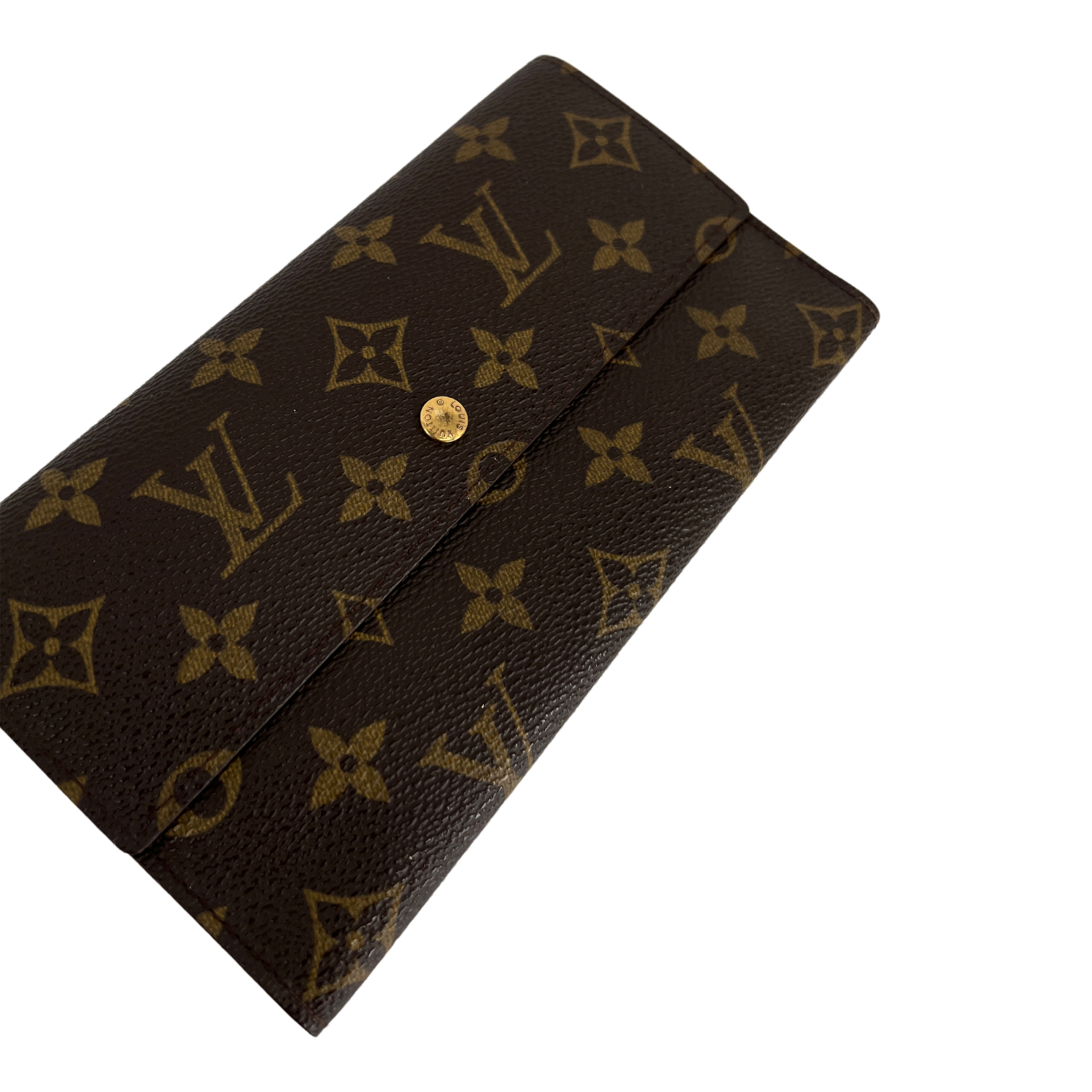 Monogram Wallet with Chain