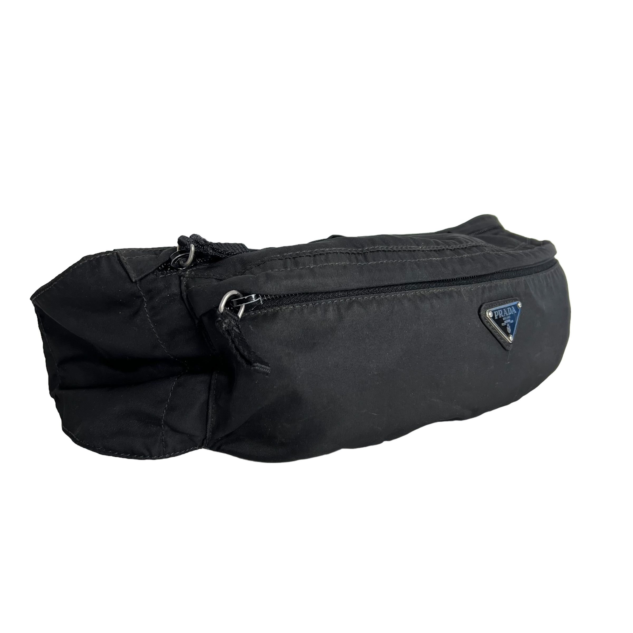 Nylon Tessuto Slim Waist Bag