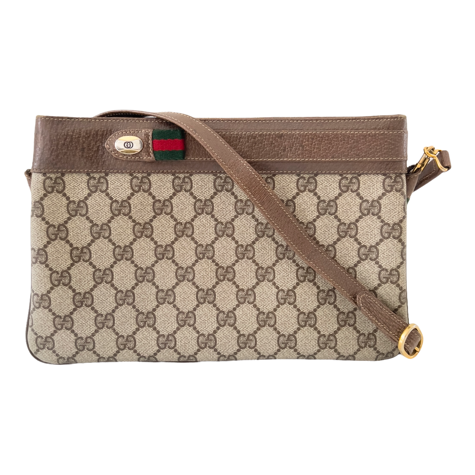 GG Supreme Web Crossbody Bag
