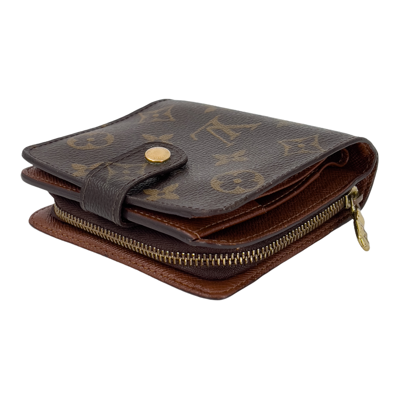 Monogram Wallet with Zip Coin Pouch - Item #4