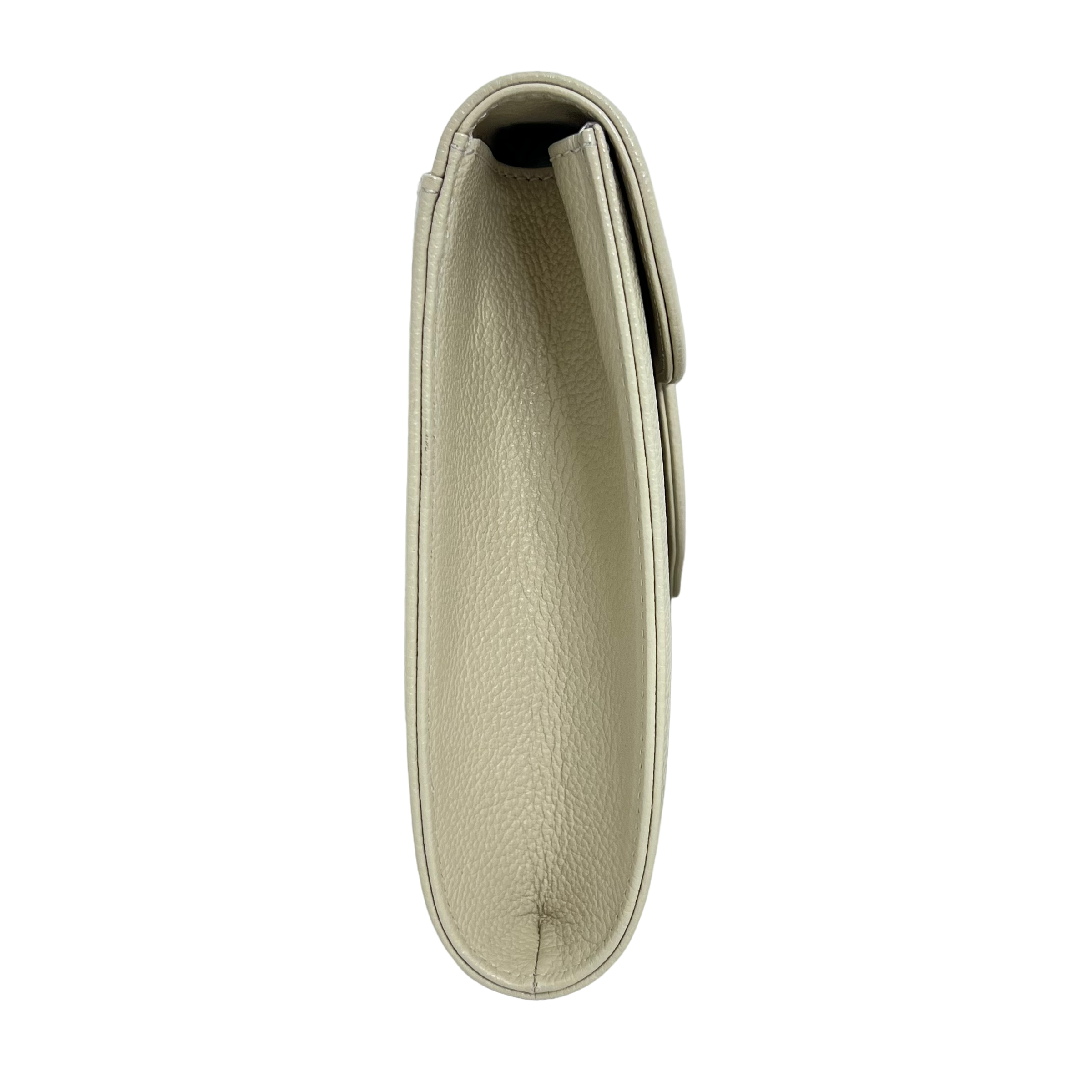 Cream Vintage Envelope Clutch
