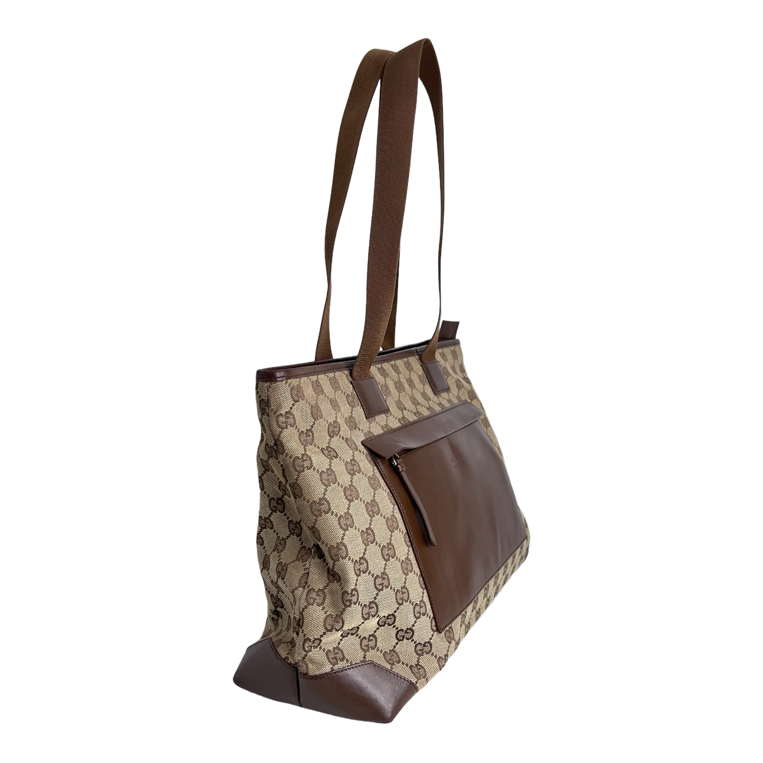 GG Web Canvas Tote