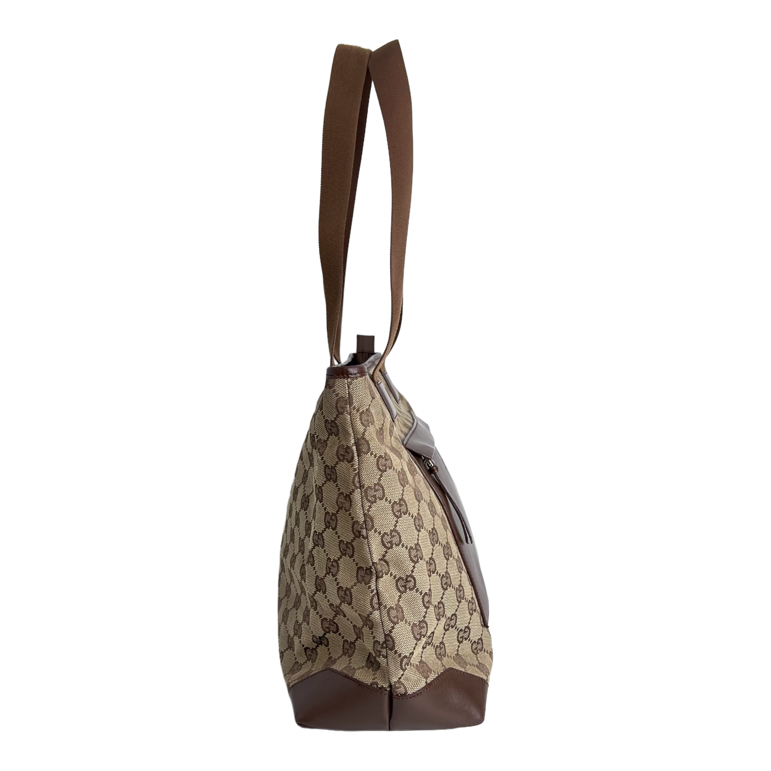 GG Web Canvas Tote