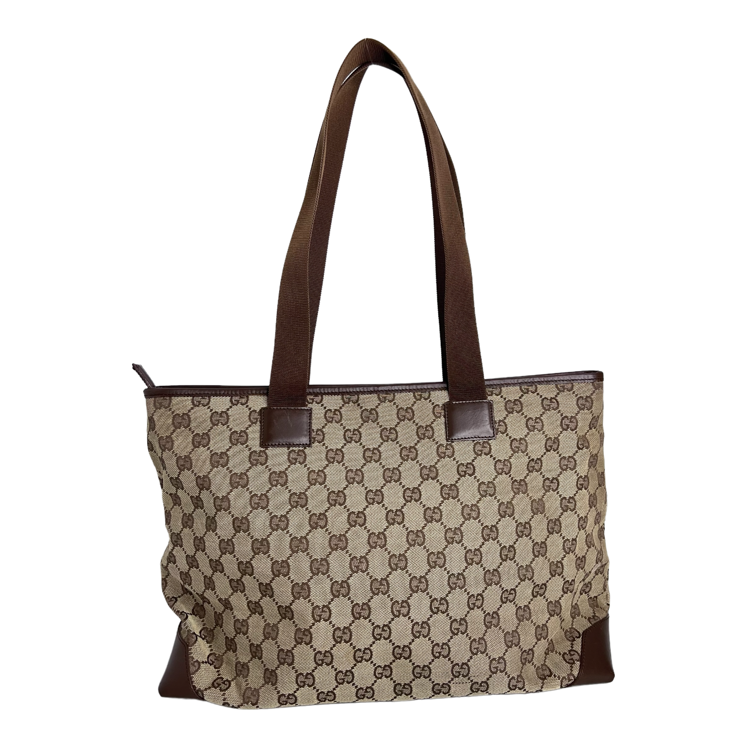 GG Web Canvas Tote