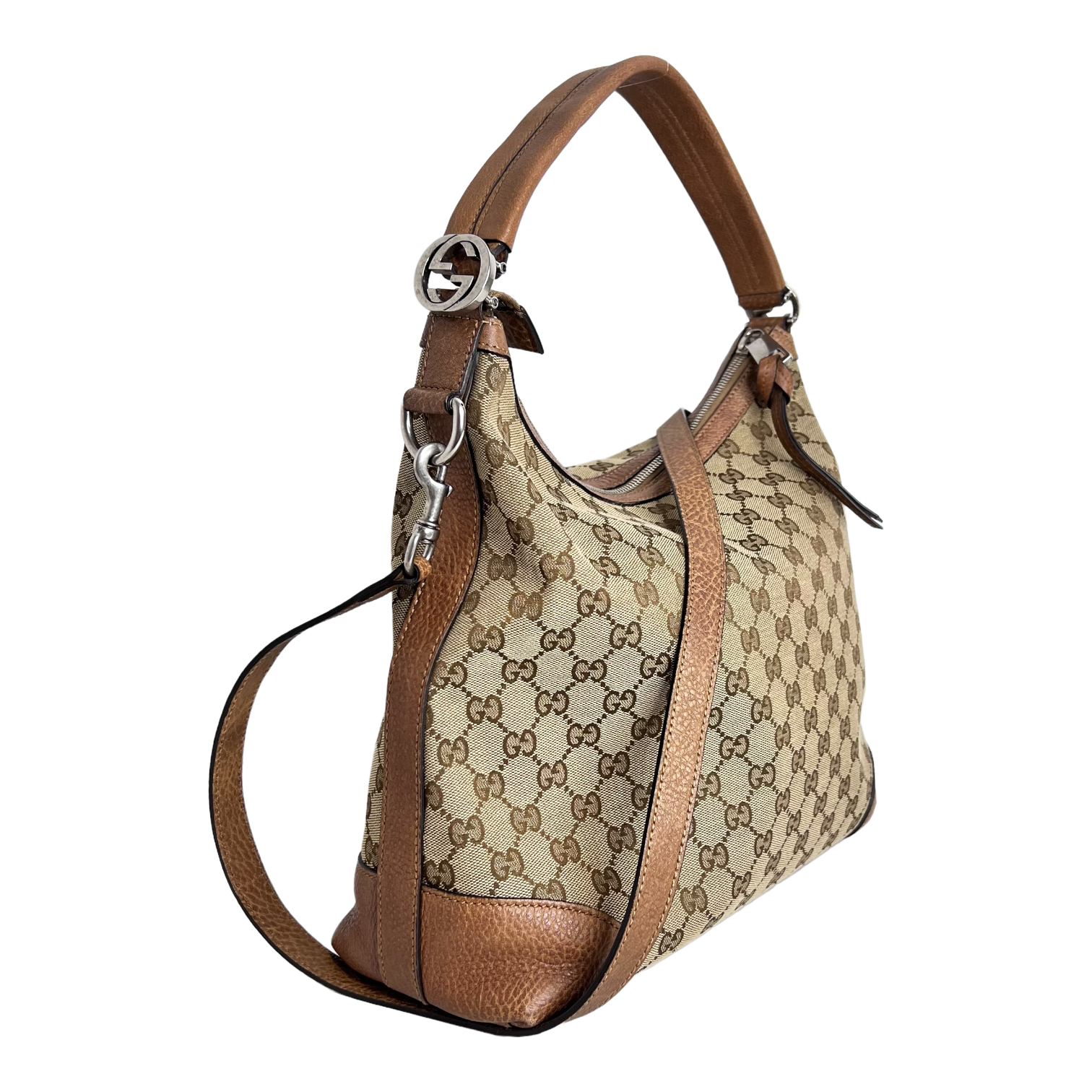 GG Web Hobo Shoulder Bag