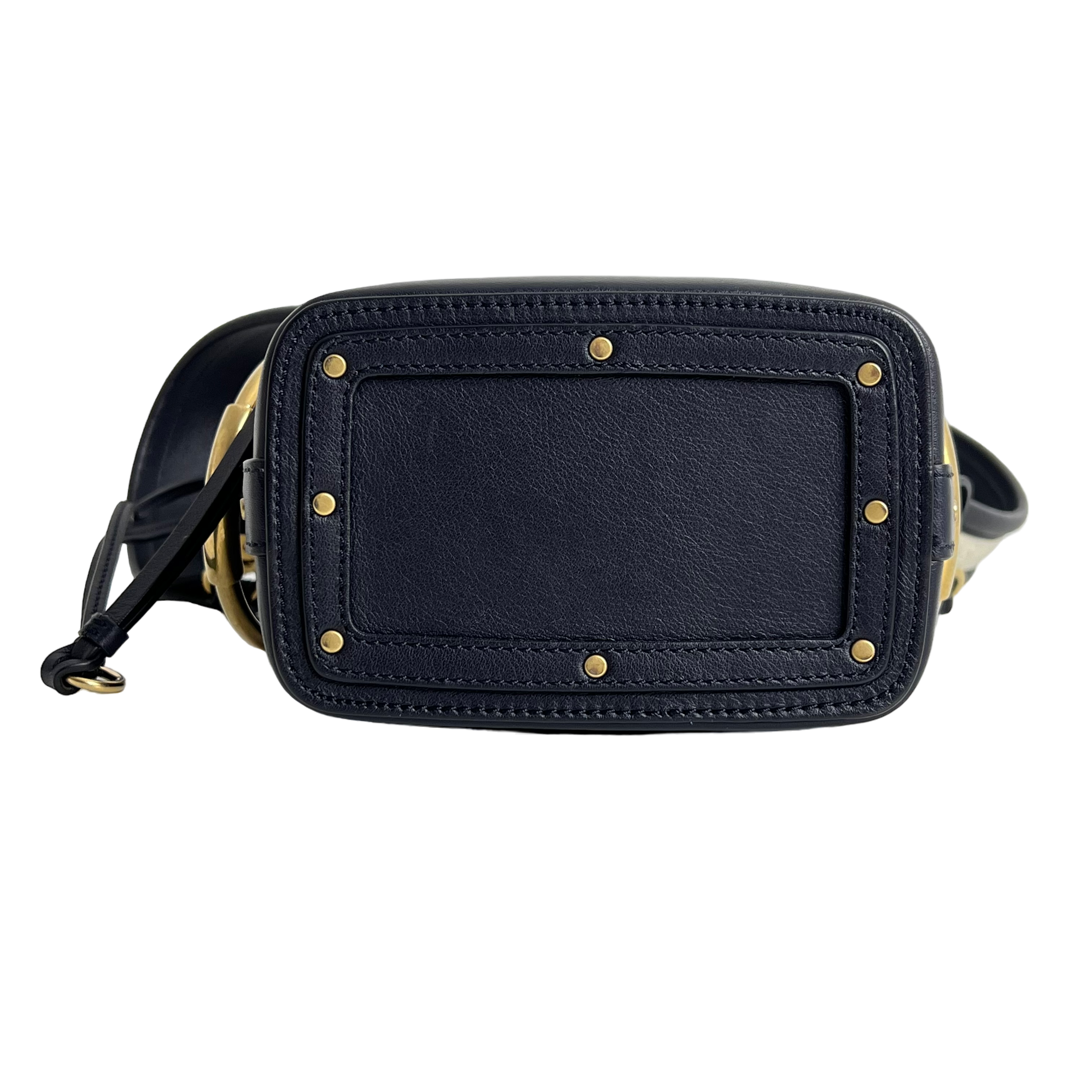 Navy Roy Mini Bucket Bag