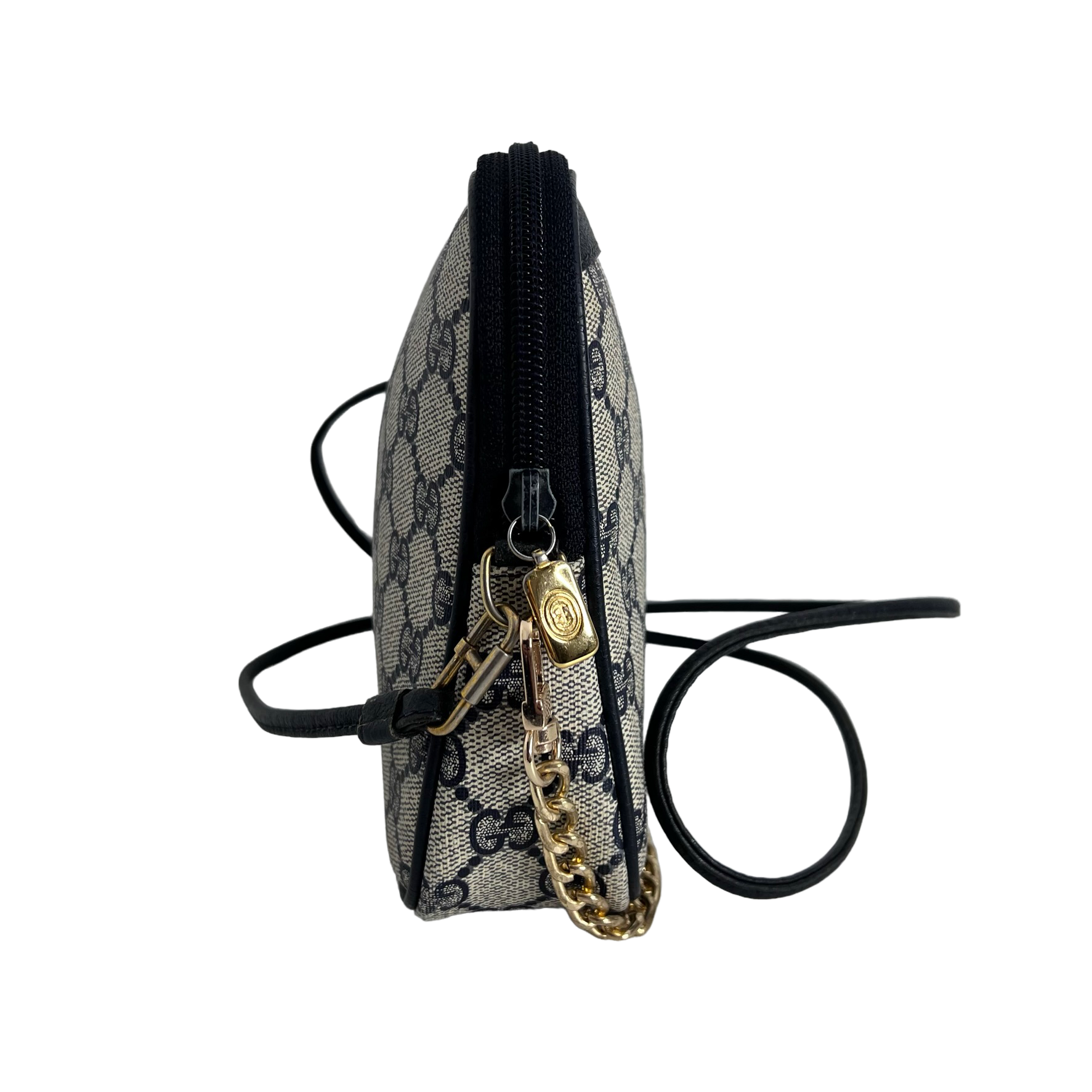 Navy GG Supreme Crossbody
