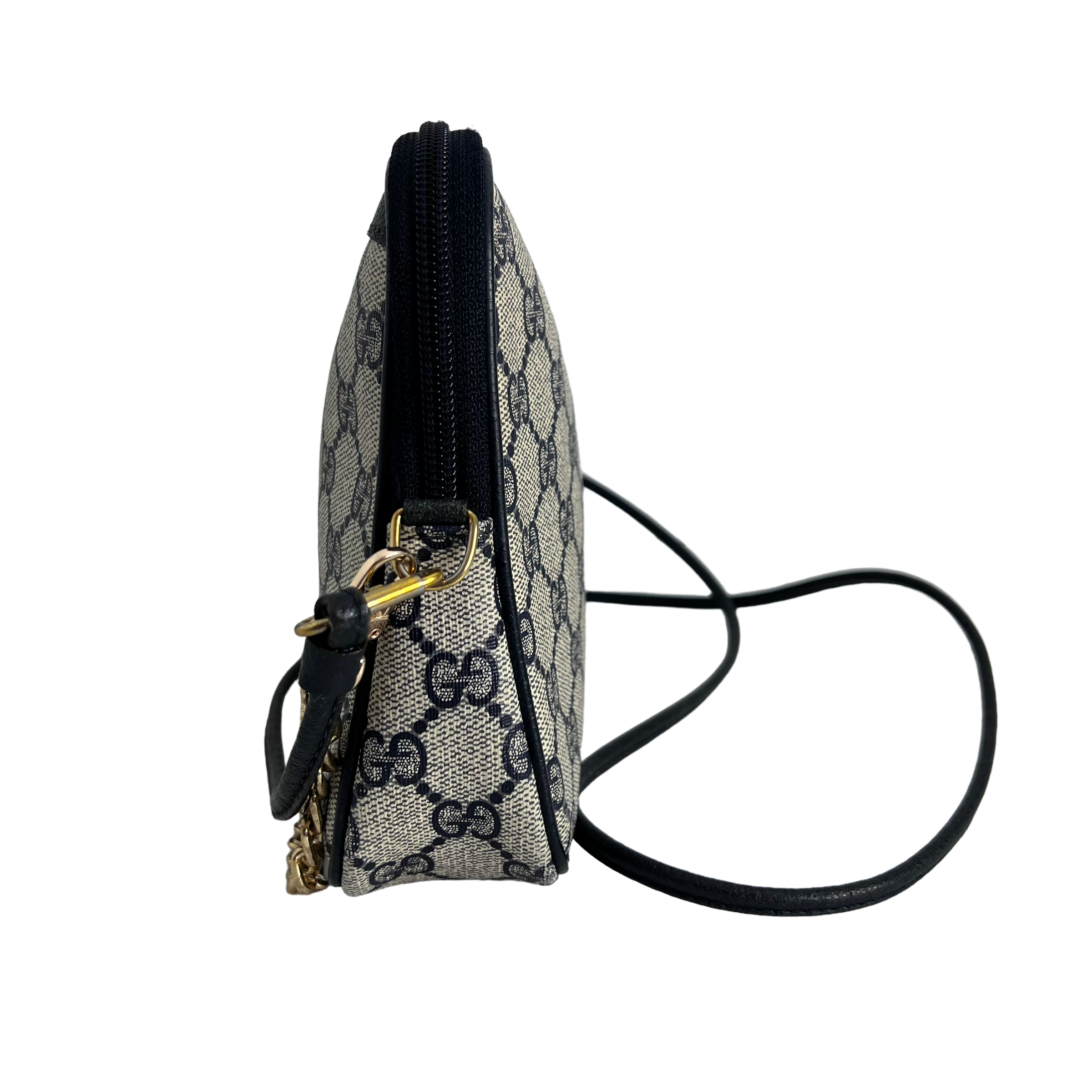 Navy GG Supreme Crossbody