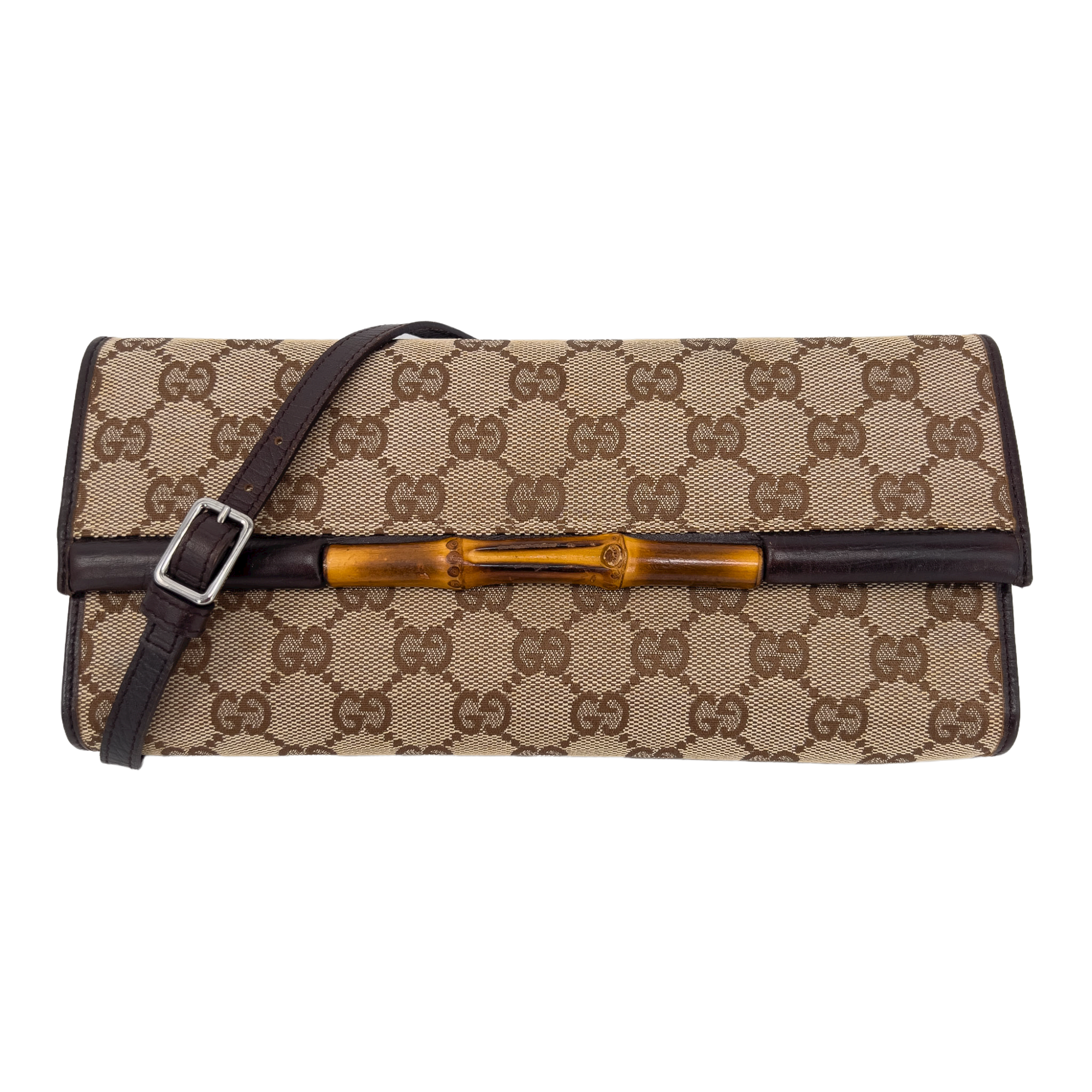 GG Canvas Bamboo Bar Crossbody